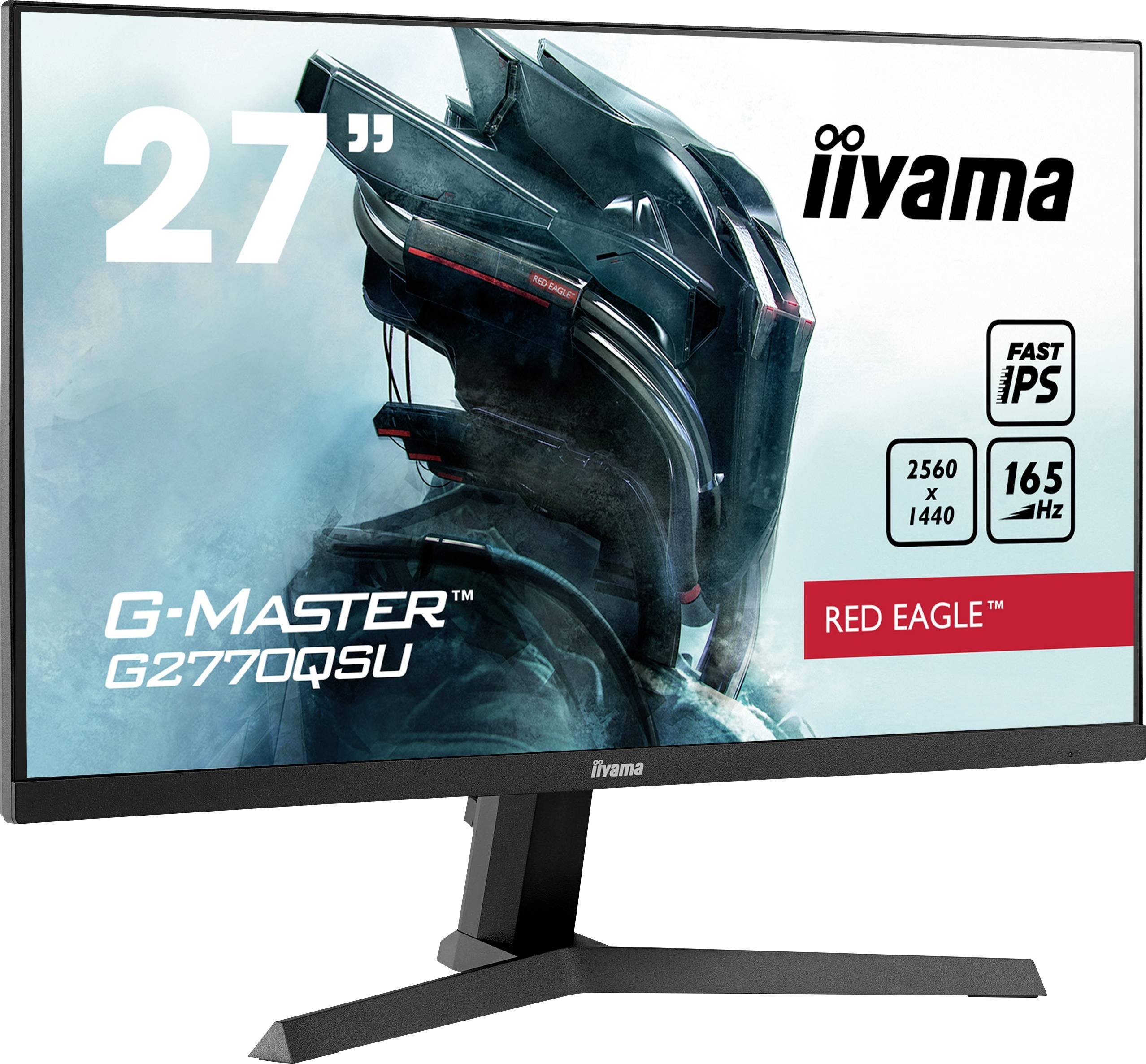 Iiyama G2770QSU-B1 LED-Monitor EEK G (A - G) 68.6 cm (27 Zoll) 2560 x 1440 Pixel 16:9 0.5 ms IPS LED