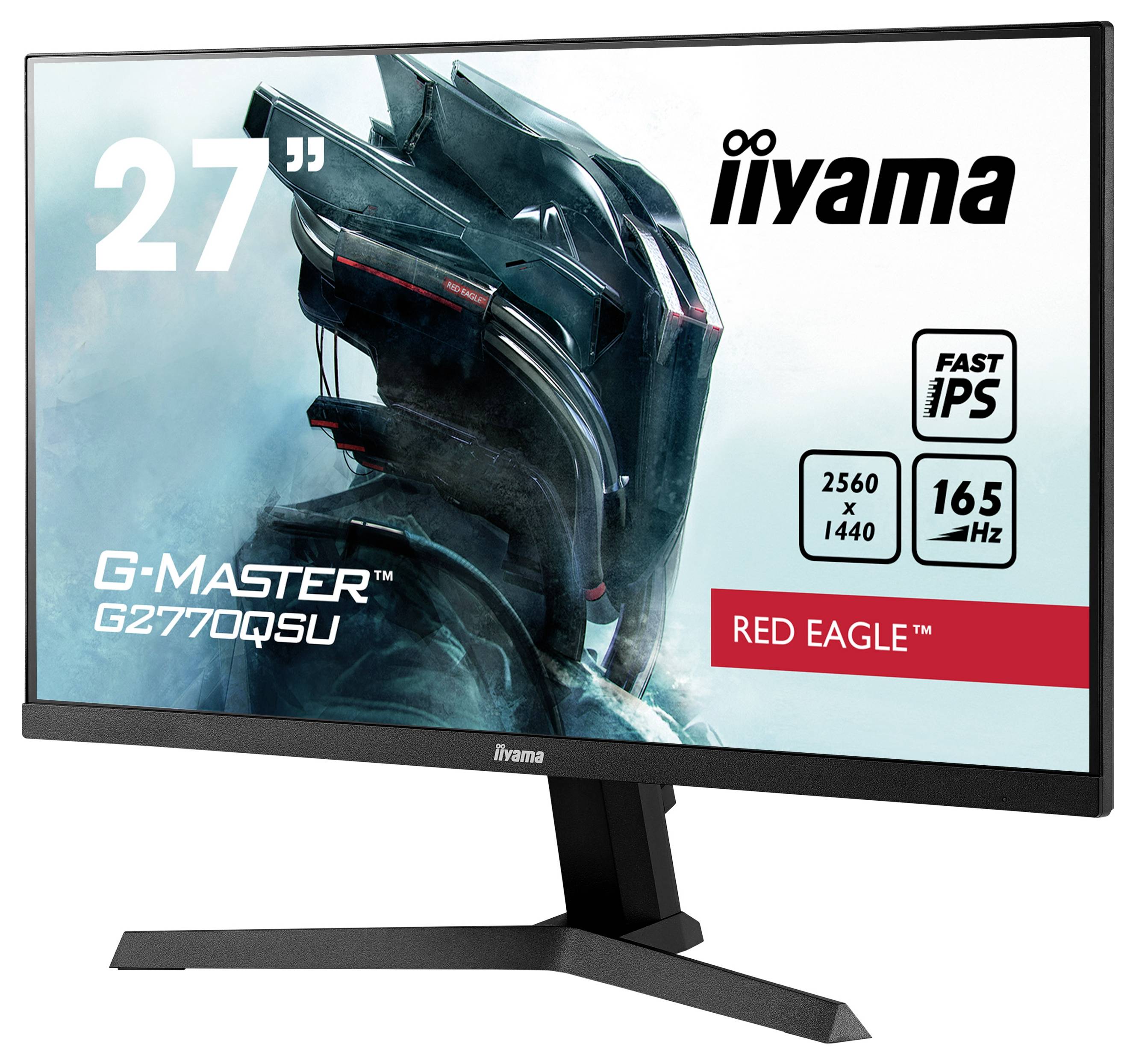 Iiyama G2770QSU-B1 LED-Monitor EEK G (A - G) 68.6 cm (27 Zoll) 2560 x 1440 Pixel 16:9 0.5 ms IPS LED