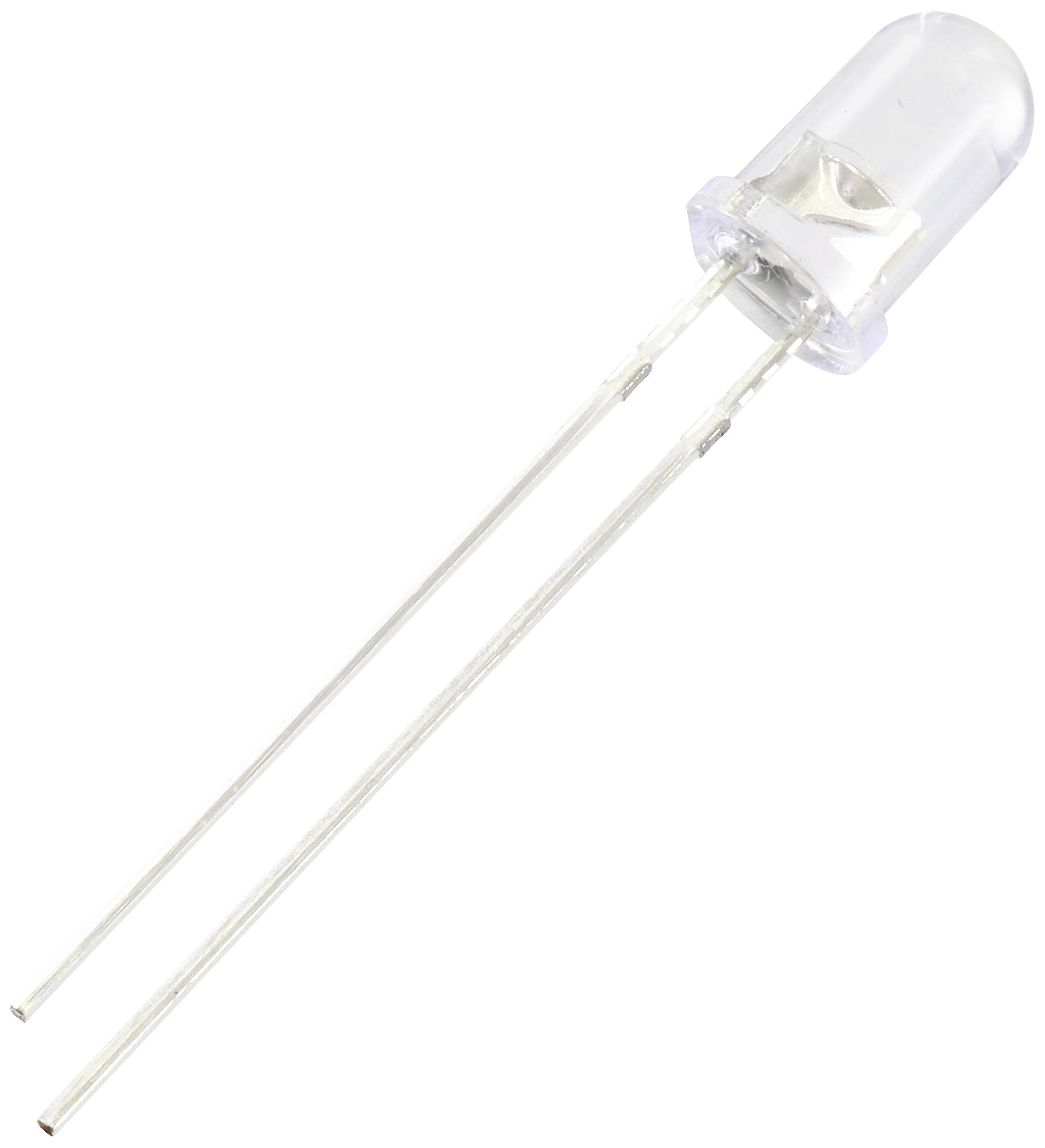 TRU COMPONENTS LED bedrahtet 5mm Hohe Lumen 15° 30mA 1.8 V, 3.4V Rot, Gelb, Orange, Blau, Grün, Pink, Warmweiß, Reinweiß