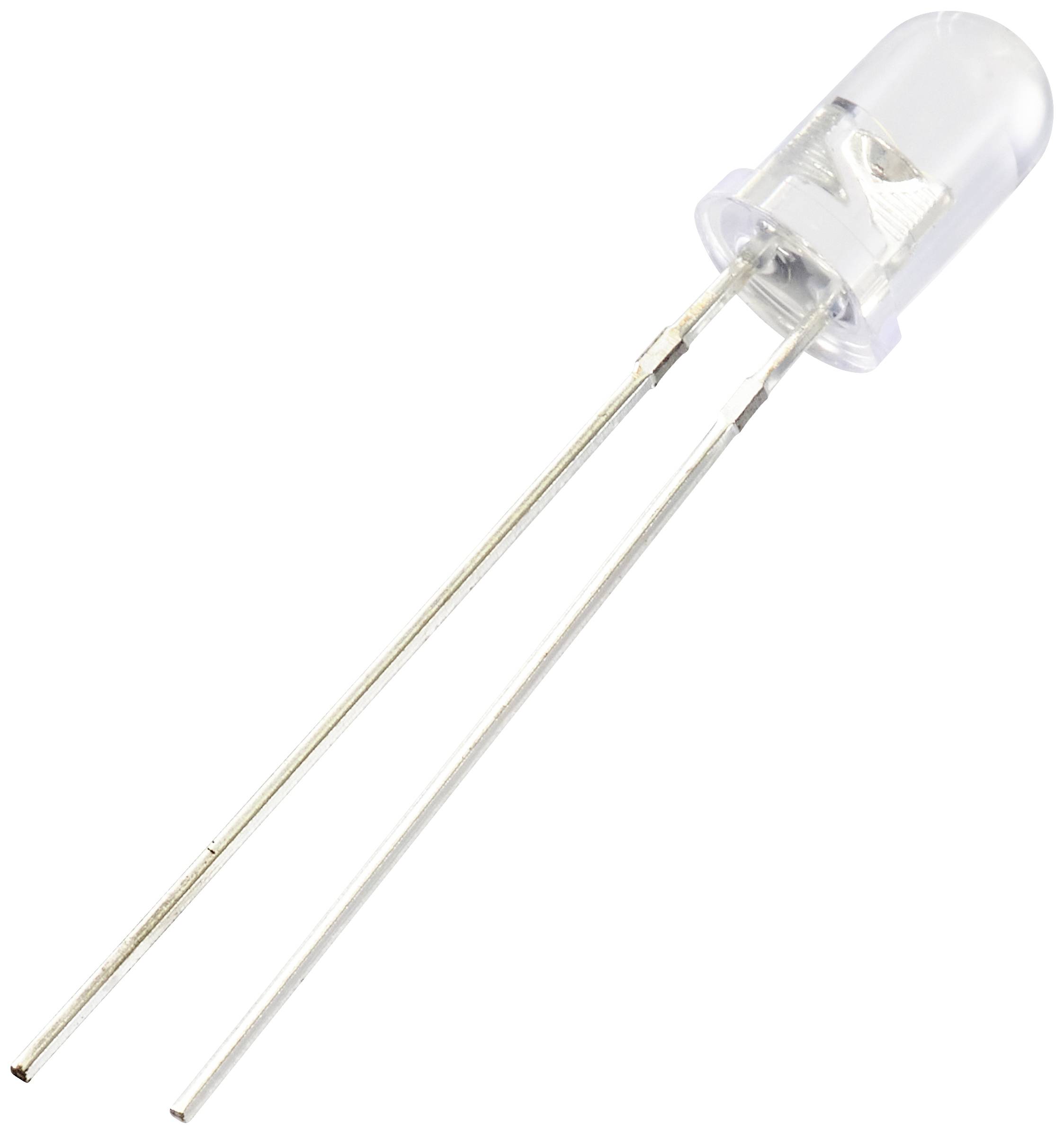 TRU COMPONENTS LED bedrahtet Gelb Rund 5mm 3000 mcd 30° 8mA 3 V, 13V