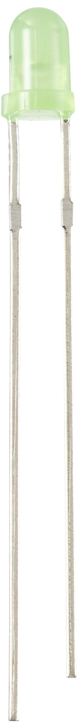 TRU COMPONENTS LED bedrahtet Grün Rund 3mm 1560 mcd 30° 12mA 5V