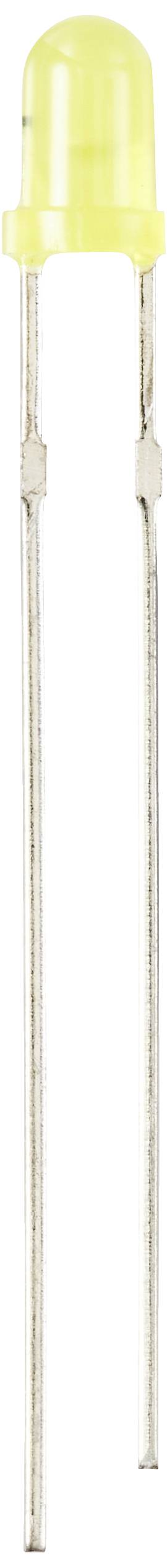 TRU COMPONENTS LED bedrahtet Gelb Rund 3mm 330 mcd 30° 12mA 5V