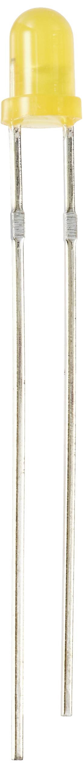 TRU COMPONENTS LED bedrahtet Orange Rund 3mm 500 mcd 30° 12mA 5V