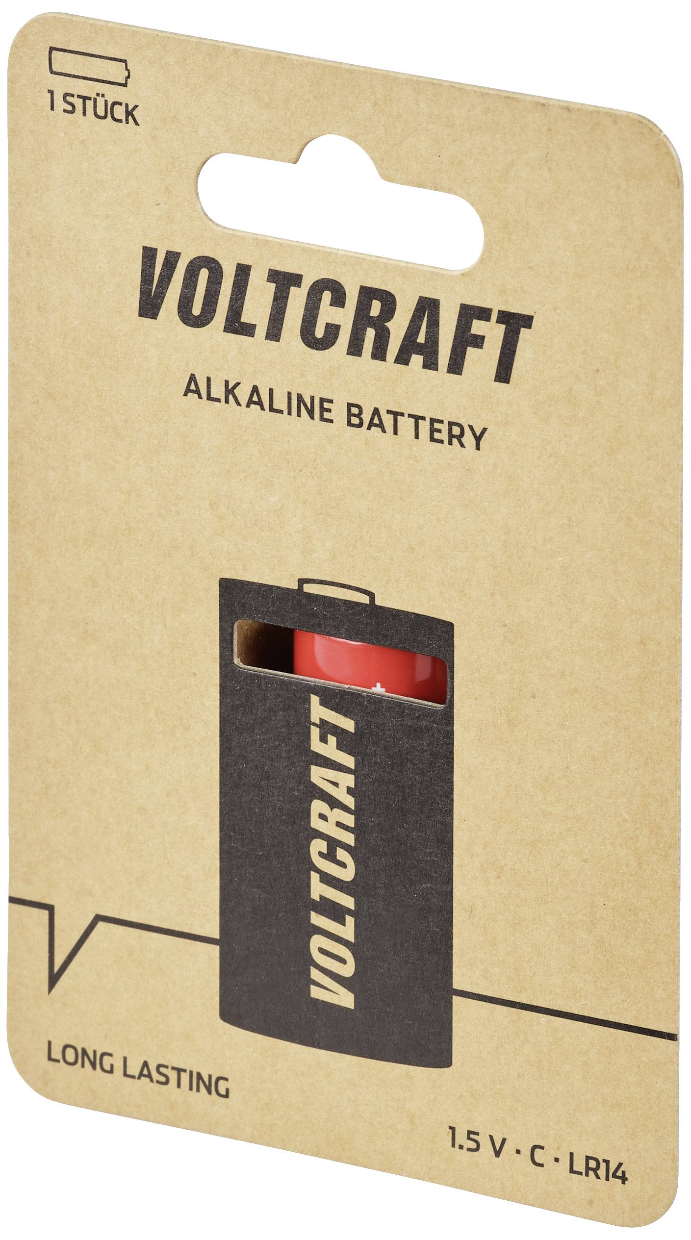 VOLTCRAFT Industrial LR14 Baby (C)-Batterie Alkali-Mangan 8000 mAh 1.5V