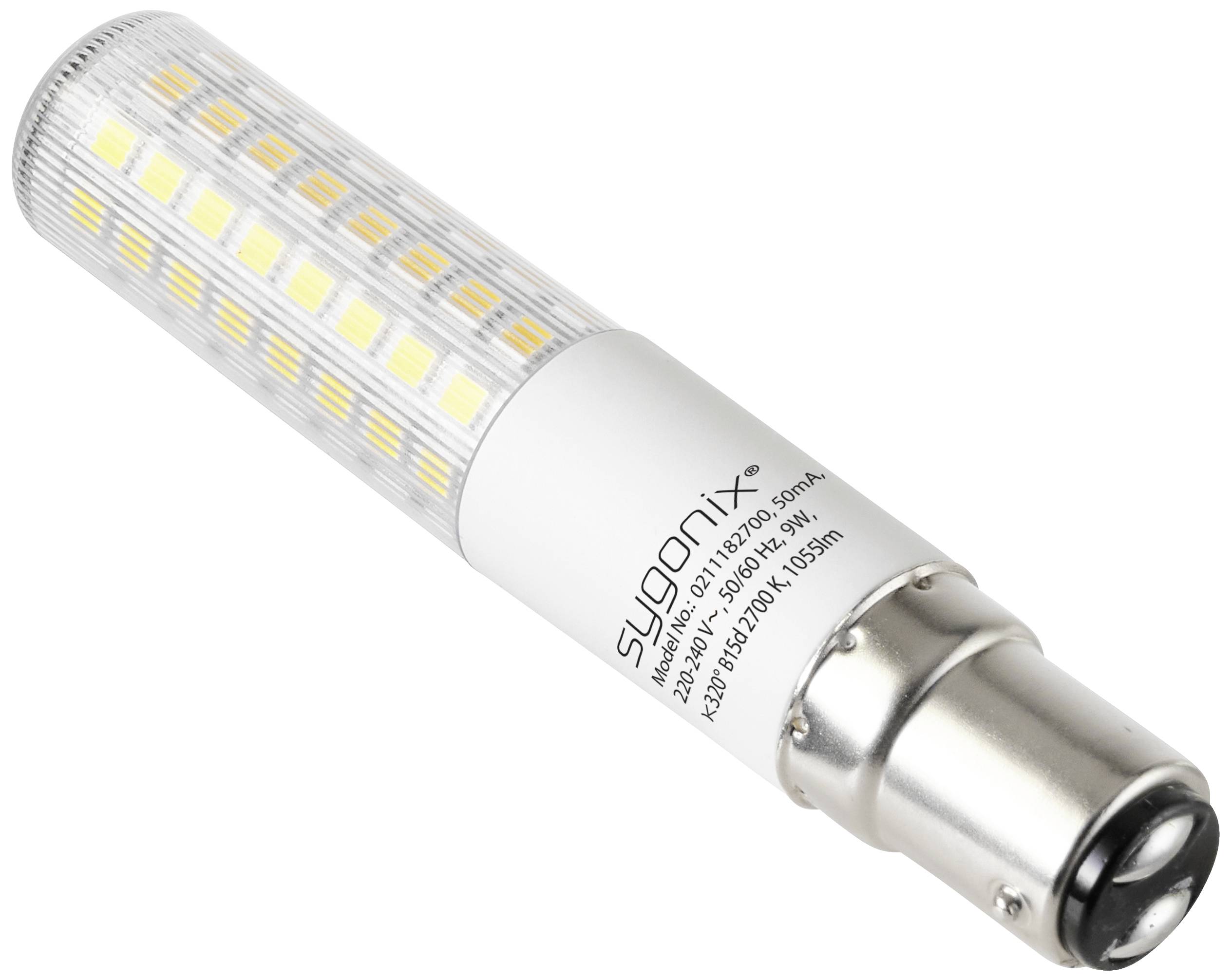 Sygonix SY-5275994 LED EEK E (A - G) B15d Batterieform 9W = 75W Warmweiß (Ø x H) 18mm x 101mm dimmbar 1St.