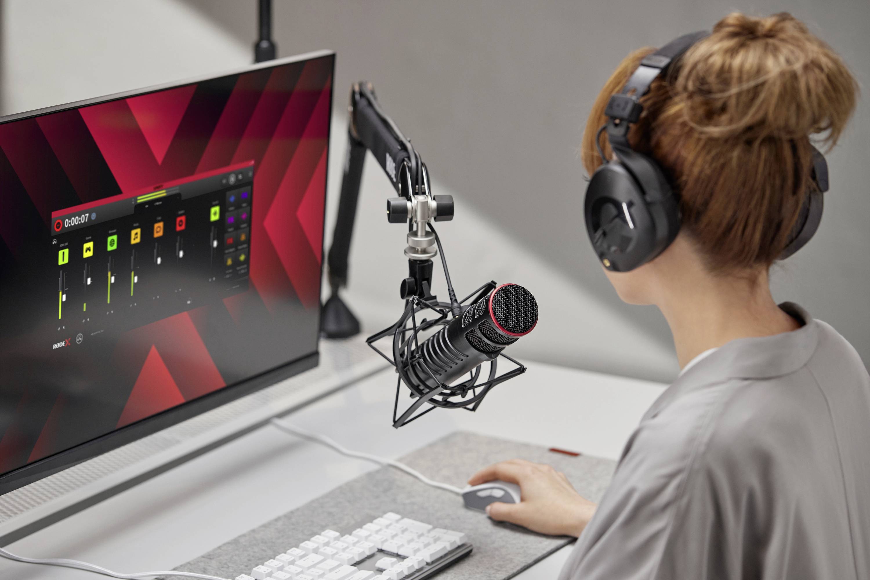 RODE X XDM-100 Stand USB-Mikrofon Übertragungsart (Details):USB, Kabelgebunden USB-C®, Kopfhörer (3.5 mm Klinke) USB, Kabelgebunden