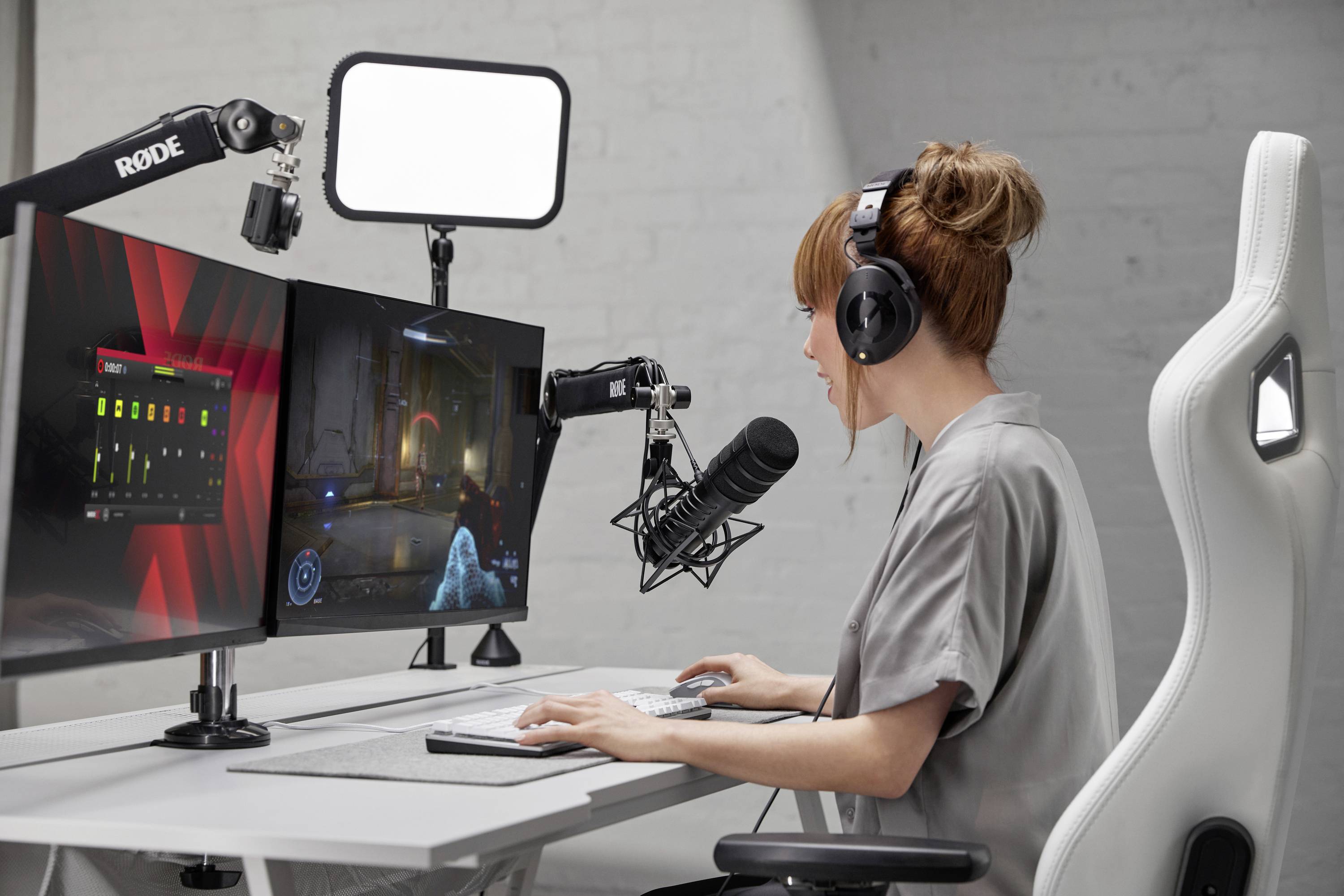 RODE X XDM-100 Stand USB-Mikrofon Übertragungsart (Details):USB, Kabelgebunden USB-C®, Kopfhörer (3.5 mm Klinke) USB, Kabelgebunden