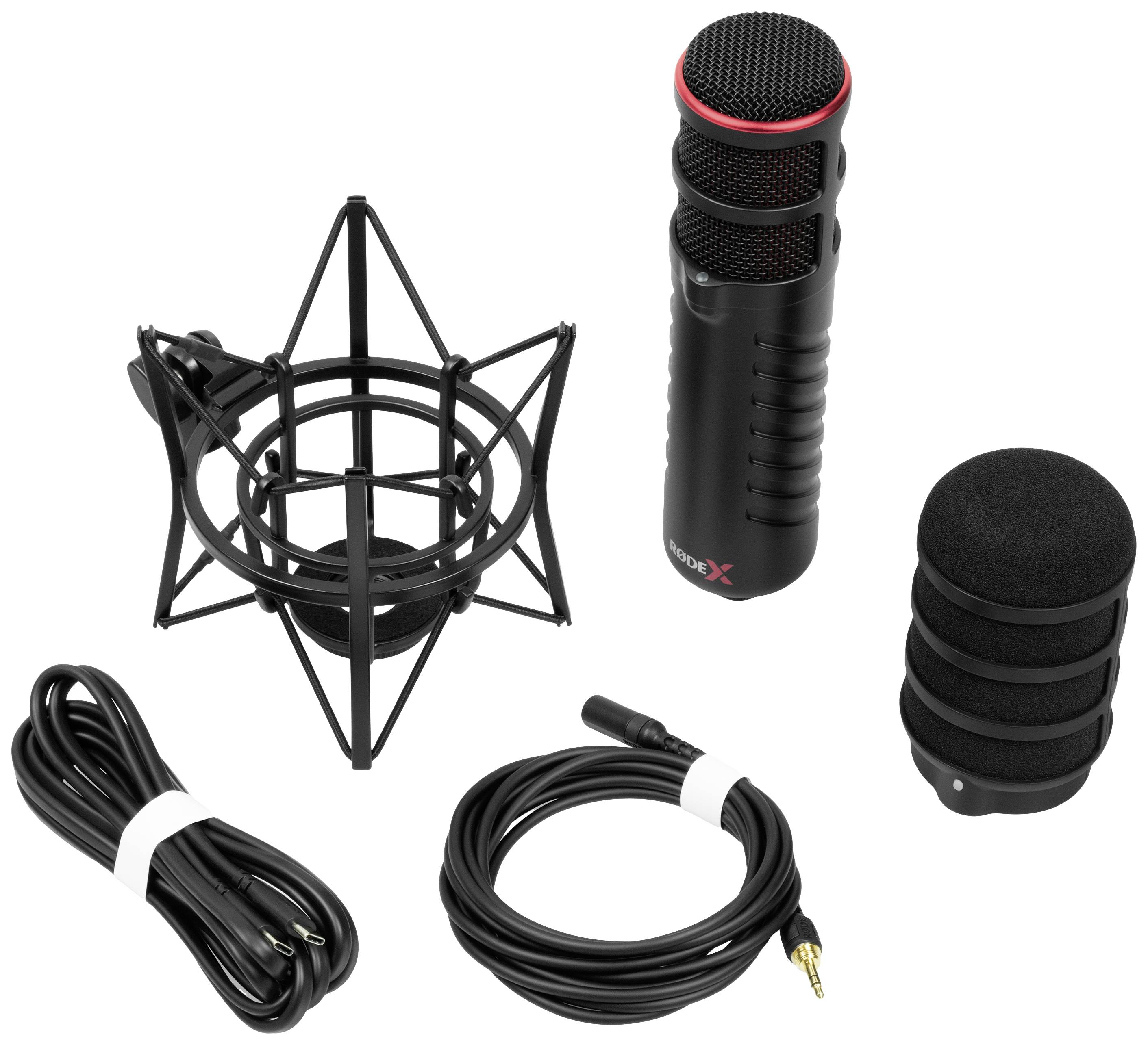 RODE X XDM-100 Stand USB-Mikrofon Übertragungsart (Details):USB, Kabelgebunden USB-C®, Kopfhörer (3.5 mm Klinke) USB, Kabelgebunden