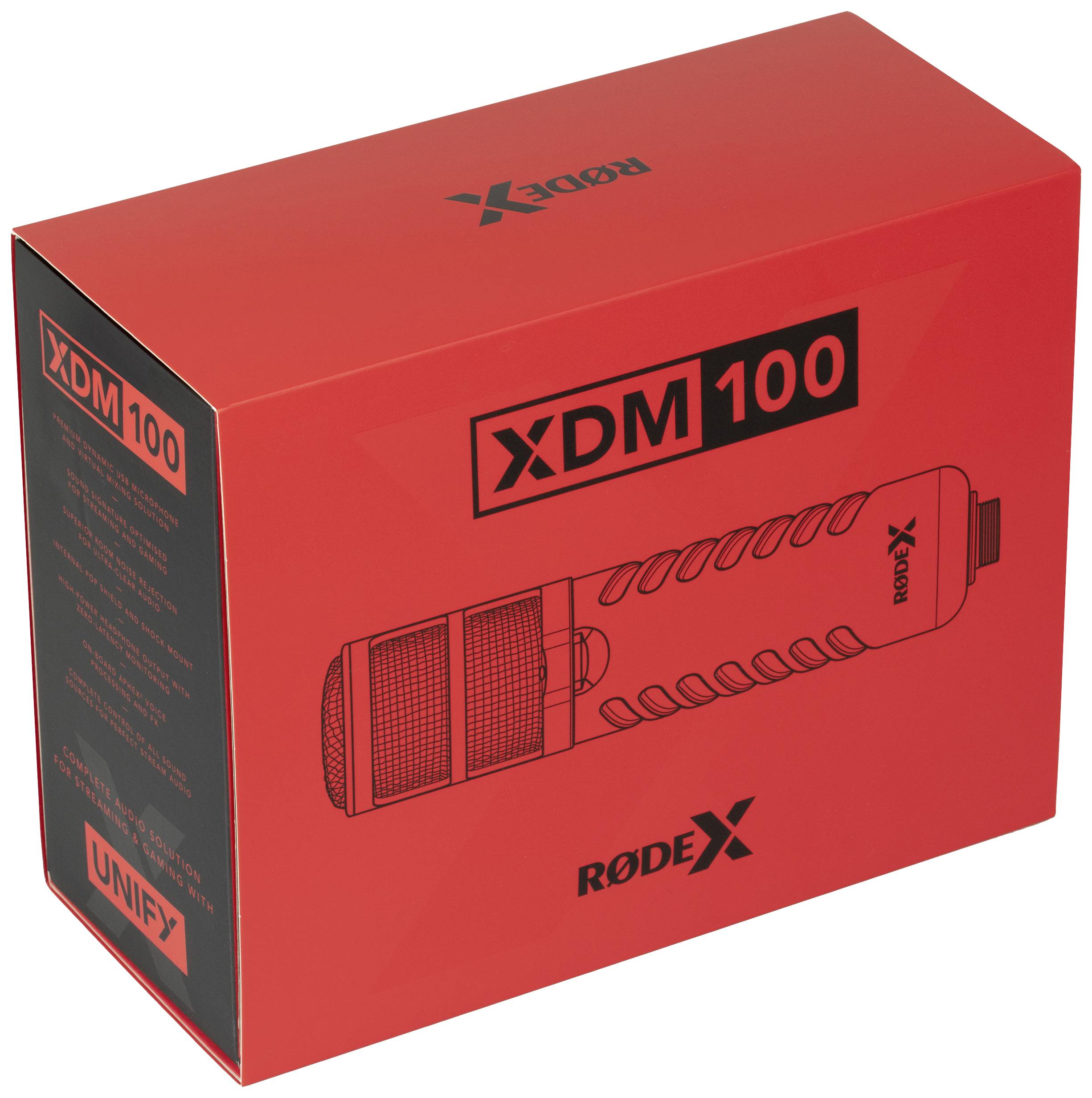 RODE X XDM-100 Stand USB-Mikrofon Übertragungsart (Details):USB, Kabelgebunden USB-C®, Kopfhörer (3.5 mm Klinke) USB, Kabelgebunden