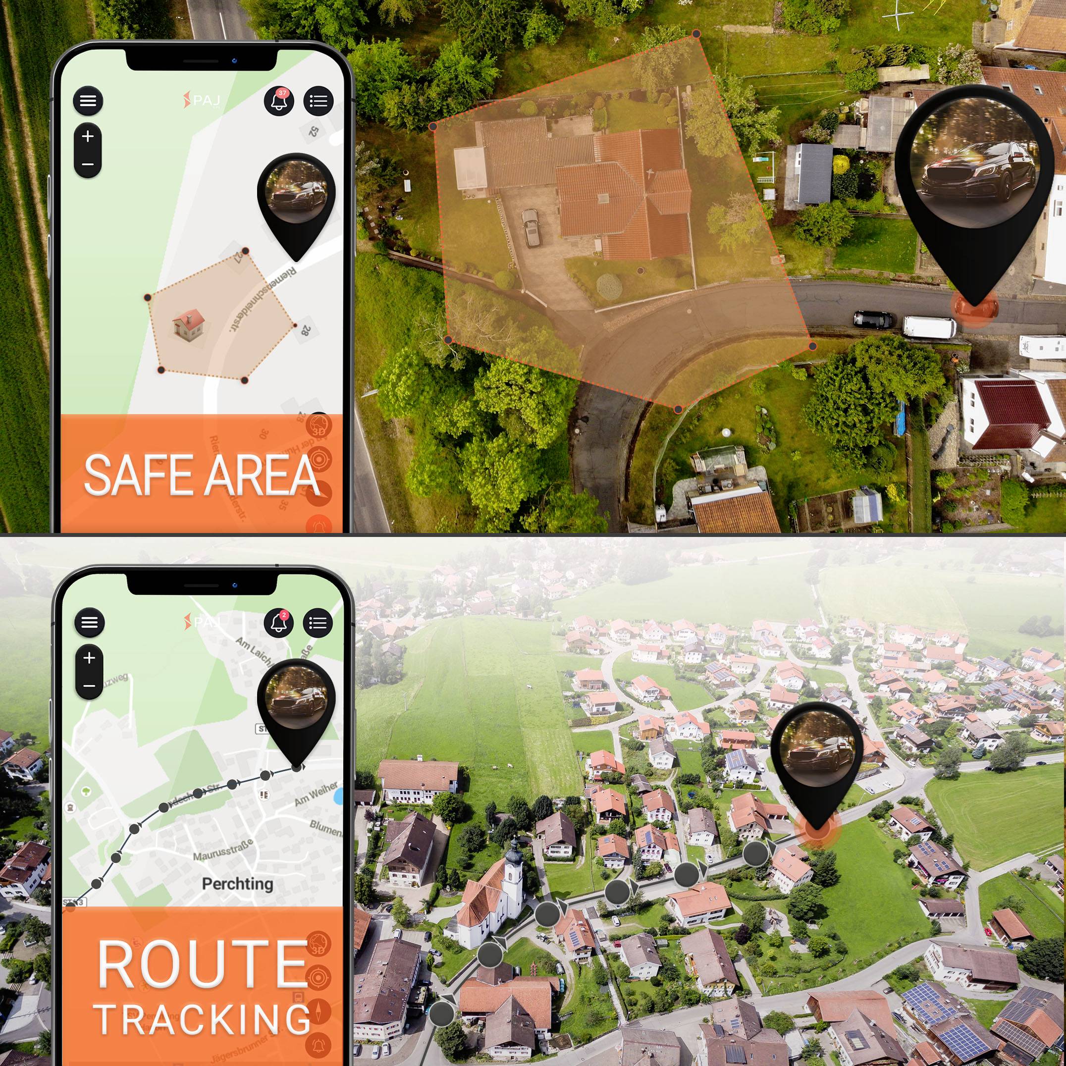 PAJ GPS CAR OBD 4G 2.0 GPS Tracker Fahrzeugtracker Schwarz 1St.