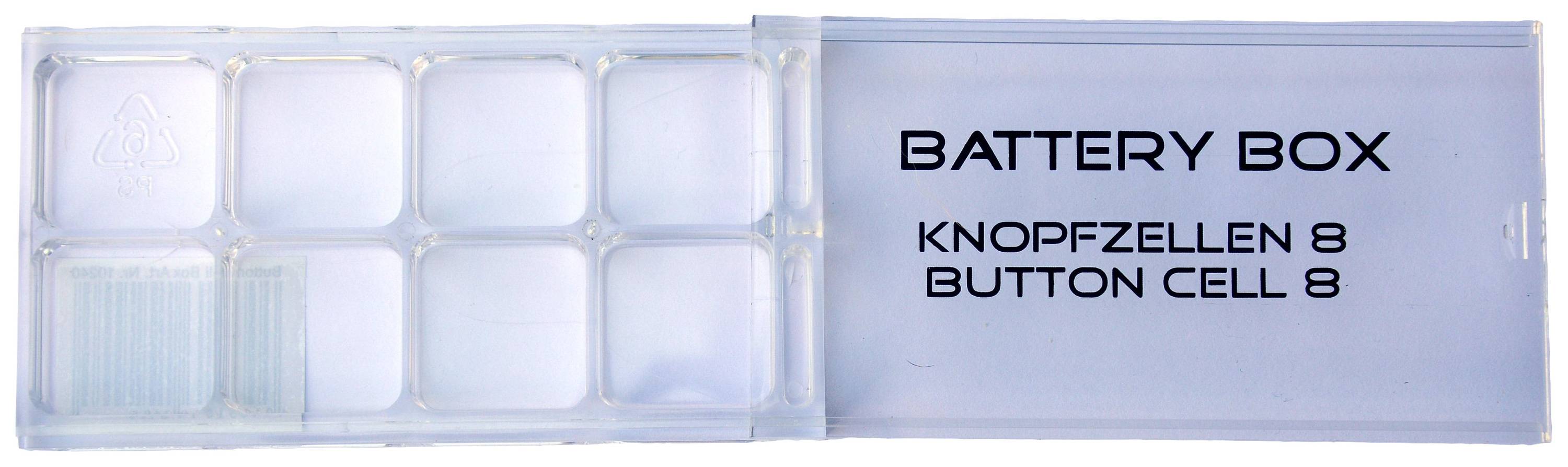 Baybox Buttoncell 8 Knopfzellenbox x