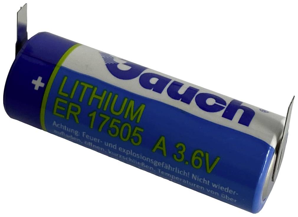 Jauch Quartz ER17505J-T Spezial-Batterie A U-Lötfahne Lithium 3.6V 3600 mAh 1St.