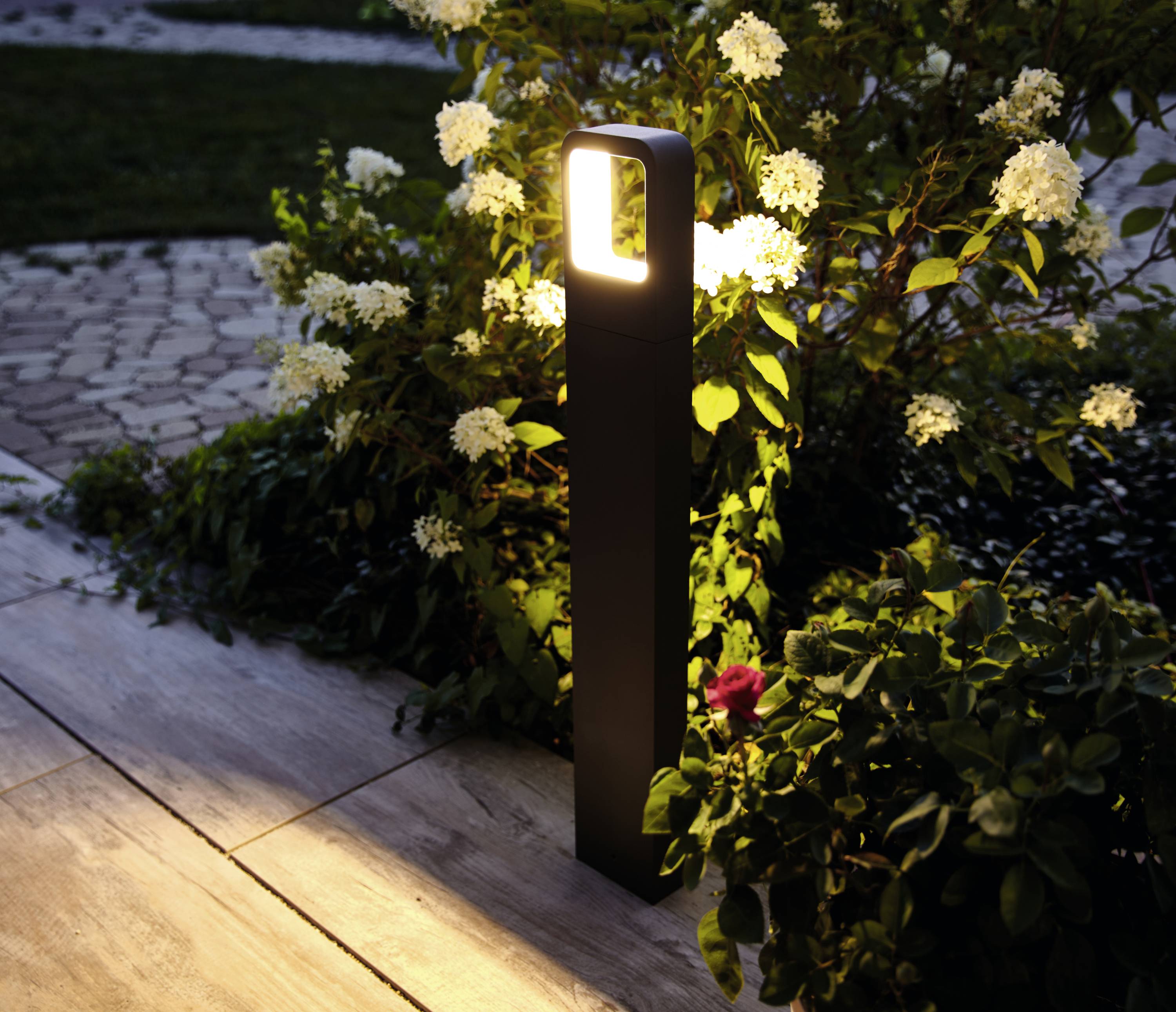 Heitronic Juna 37420 LED-Außenstandleuchte LED 6W Anthrazit