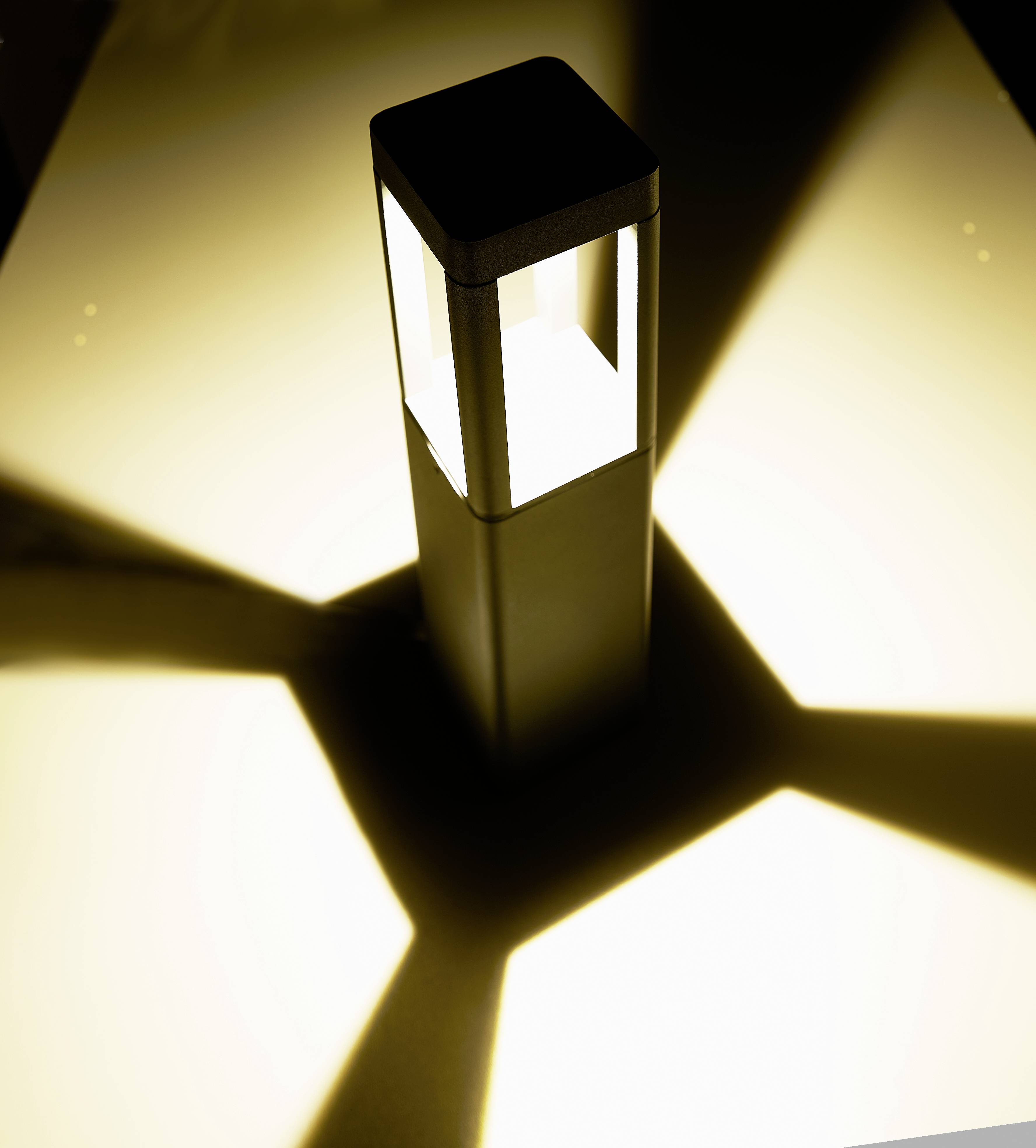 Heitronic 501331 Toskana LED-Standleuchte LED 8.5W Schwarz