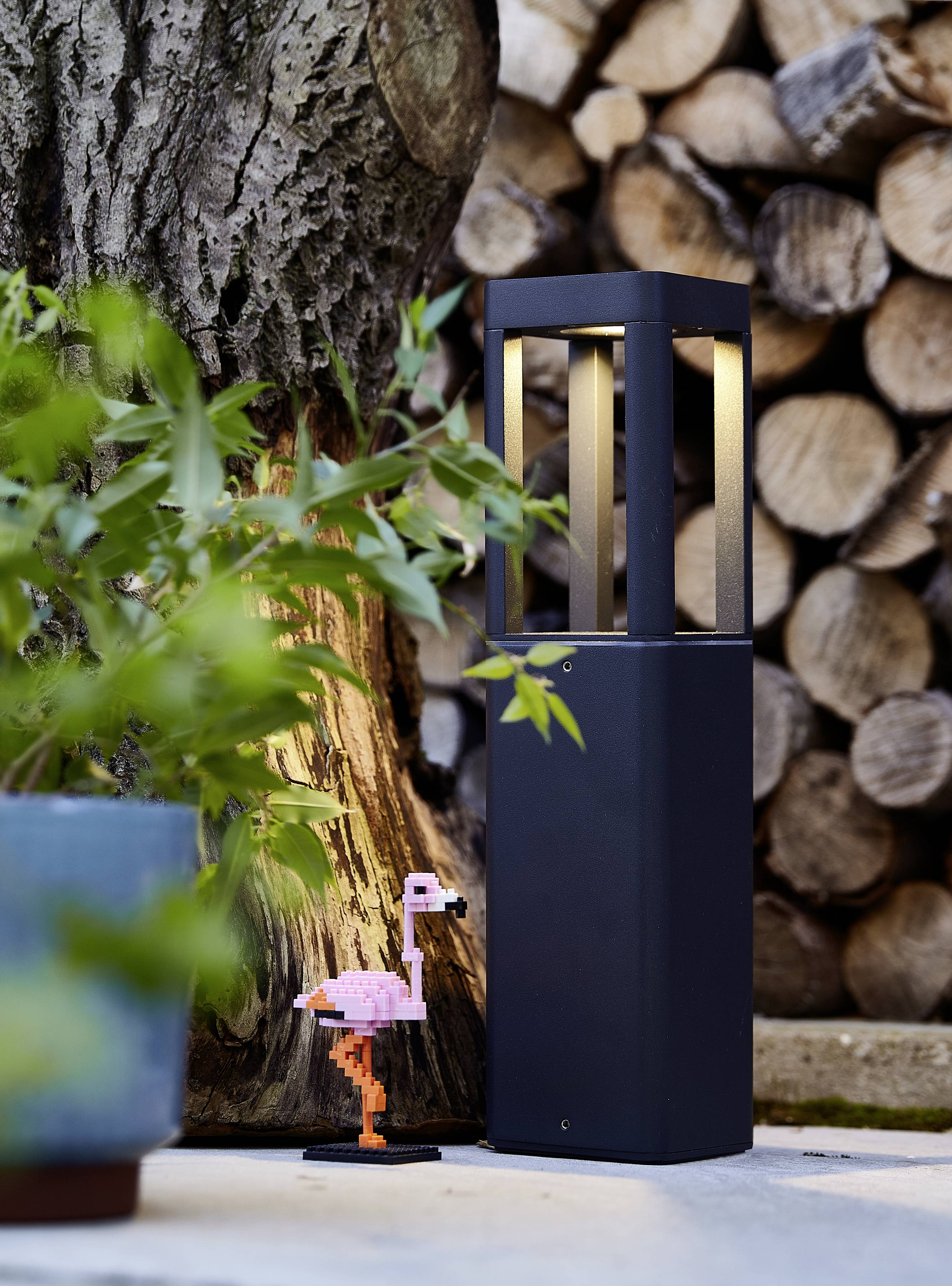 Heitronic 501331 Toskana LED-Standleuchte LED 8.5W Schwarz