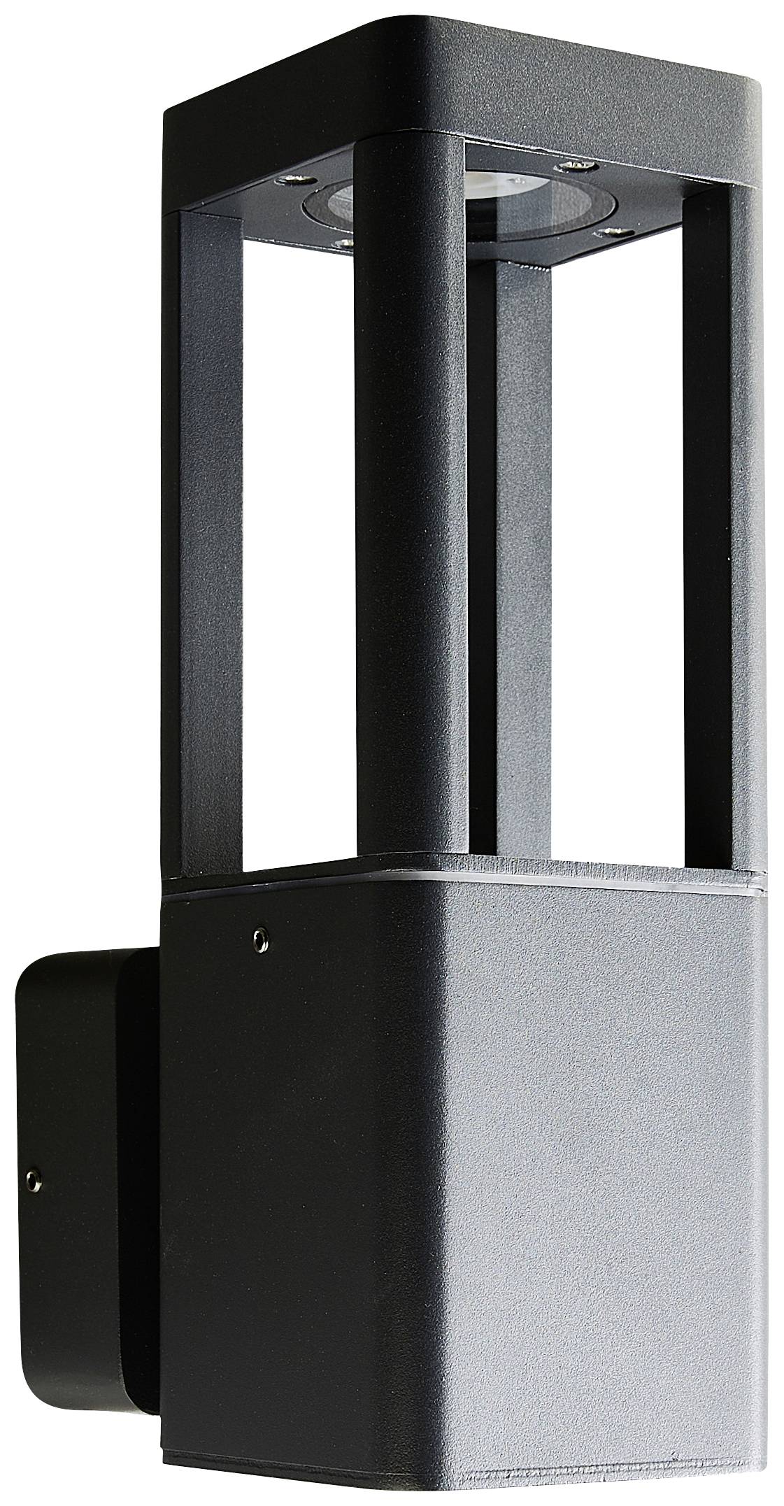 Heitronic 501333 Toskana LED-Außenwandleuchte LED 8.5W Anthrazit