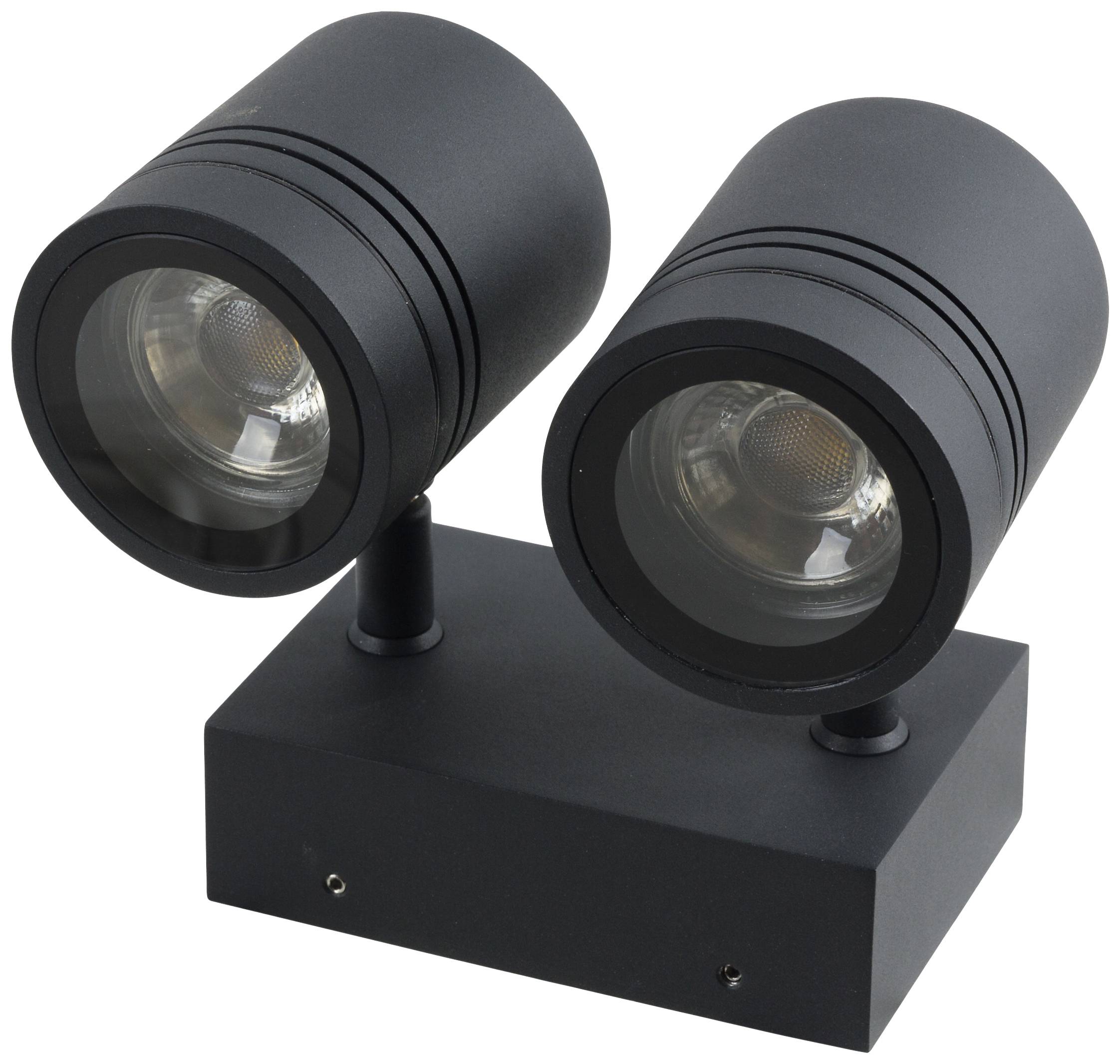 Heitronic Borneo 500053 Deckenleuchte, Wandleuchte GU10 Anthrazit