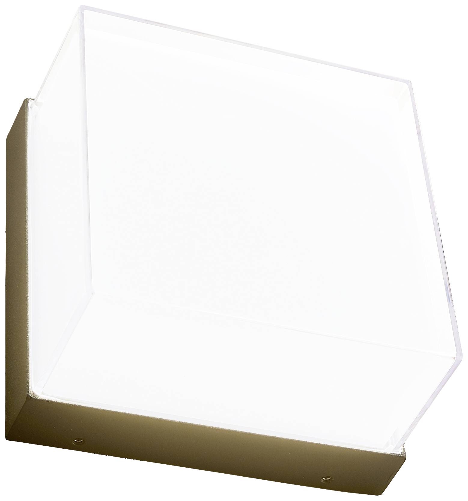 Heitronic Quadrula 501329 Wandleuchte, Deckenleuchte 10W LED Anthrazit