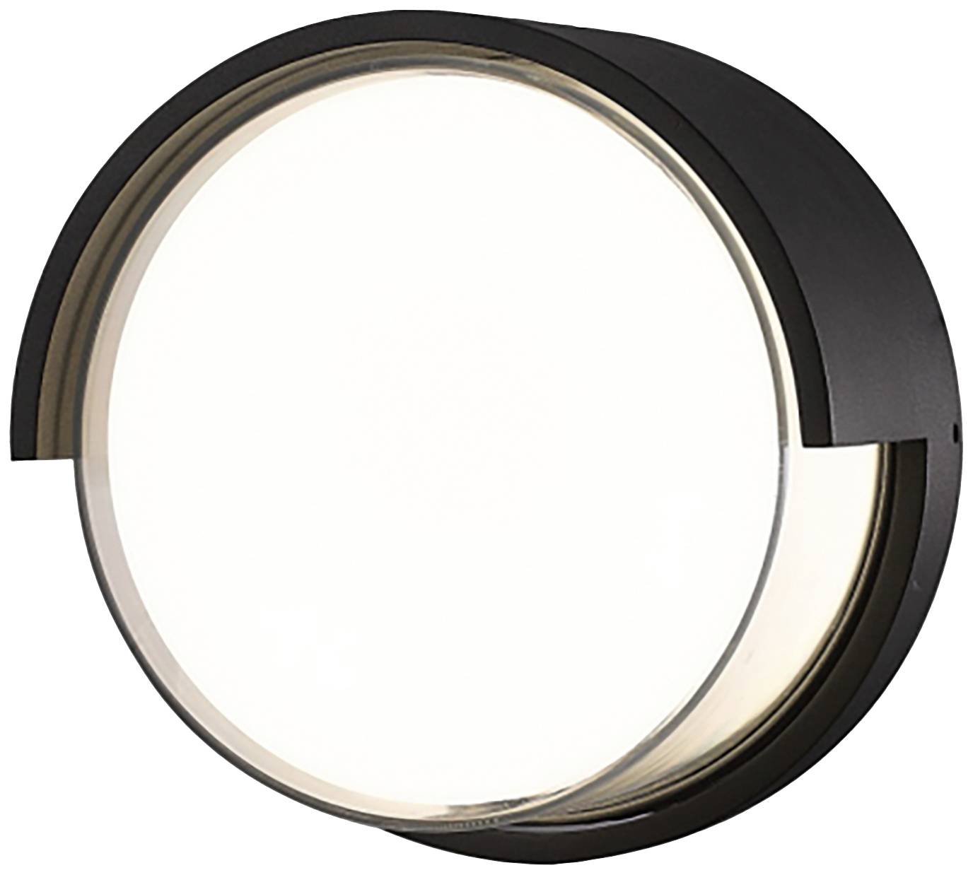 Heitronic Circula 501327 Wandleuchte, Deckenleuchte 10W LED Anthrazit