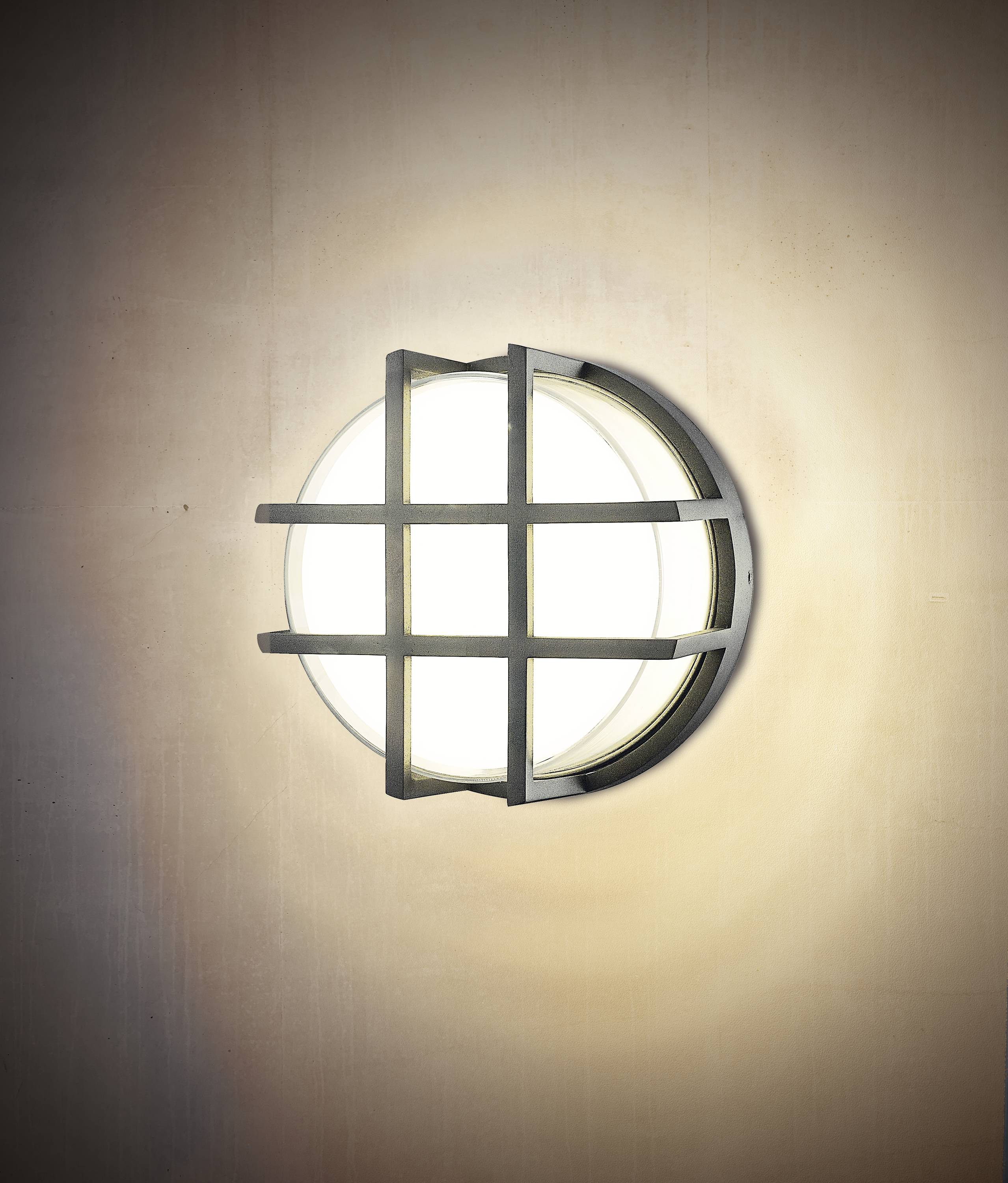 Heitronic Circula 501328 Wandleuchte, Deckenleuchte 10W LED Anthrazit