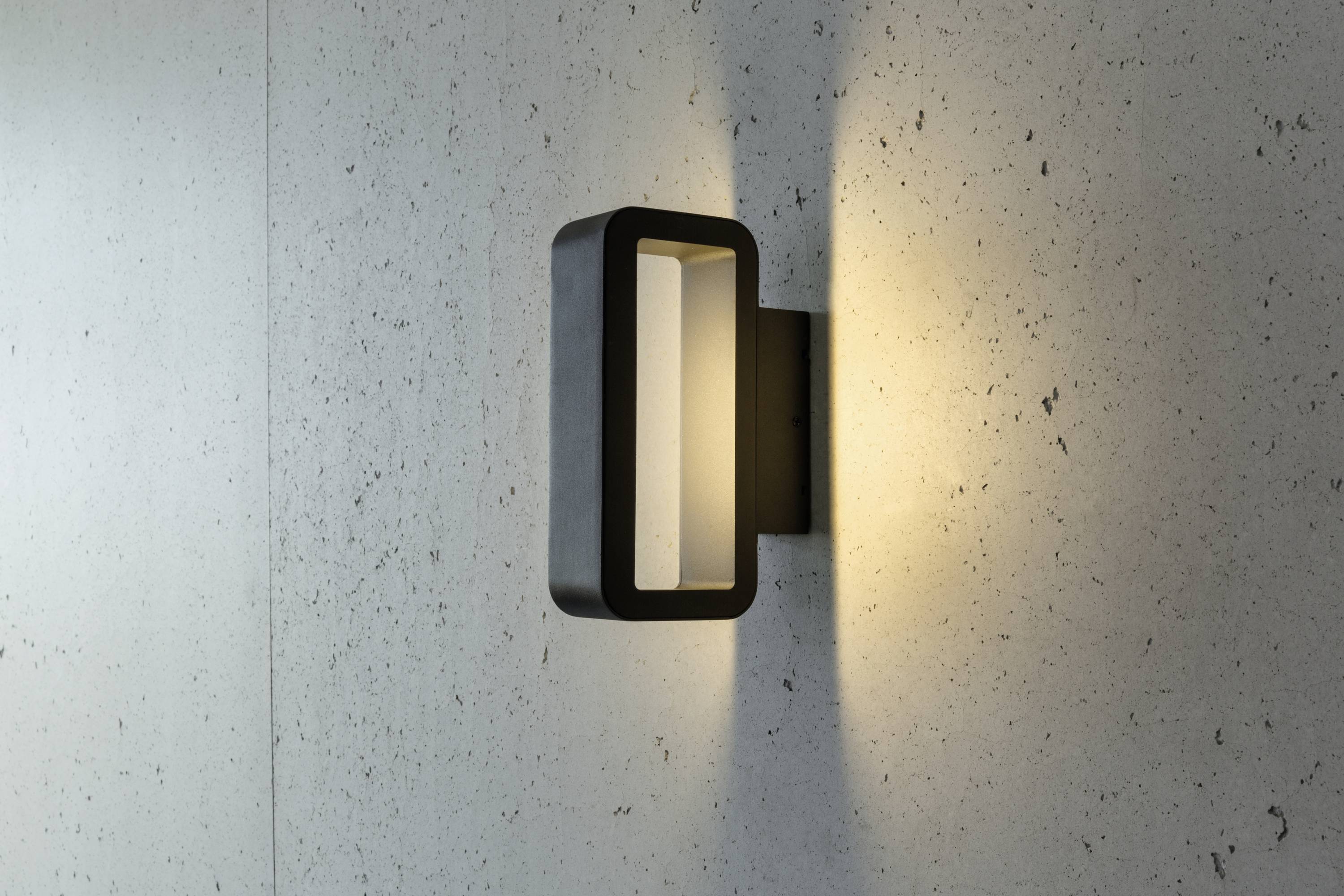 Heitronic Juno 37421 LED-Außenwandleuchte 6W LED Anthrazit