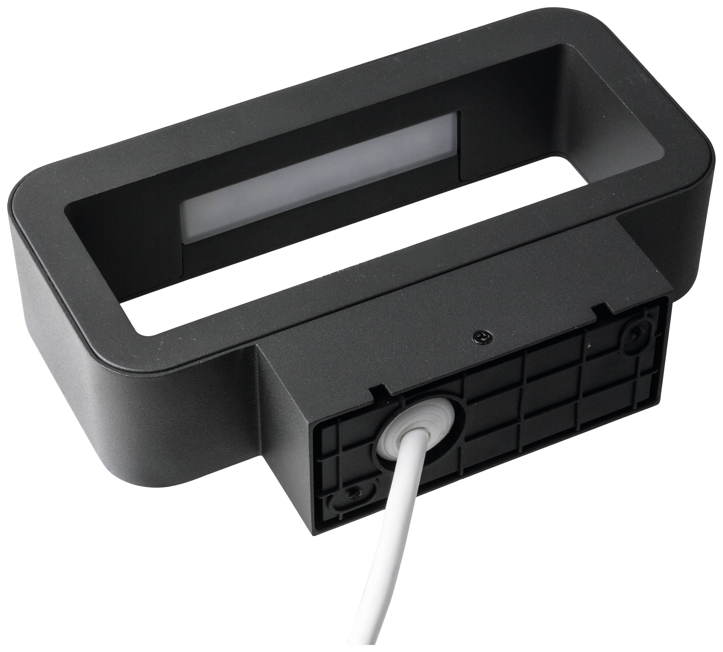 Heitronic Juno 37421 LED-Außenwandleuchte 6W LED Anthrazit