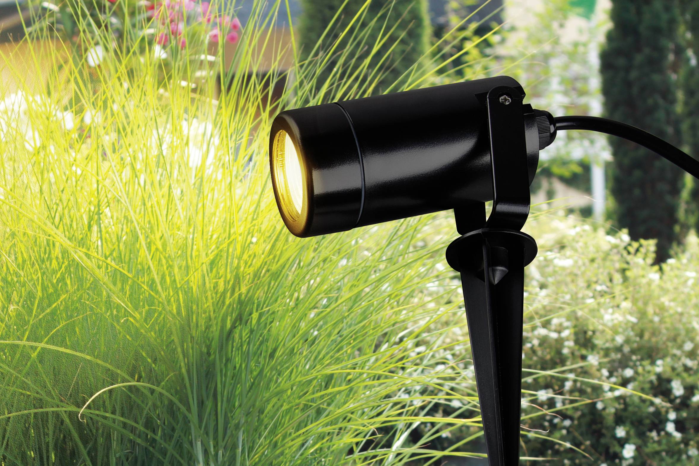 Heitronic 500951 Burano Gartenstrahler GU10 Schwarz