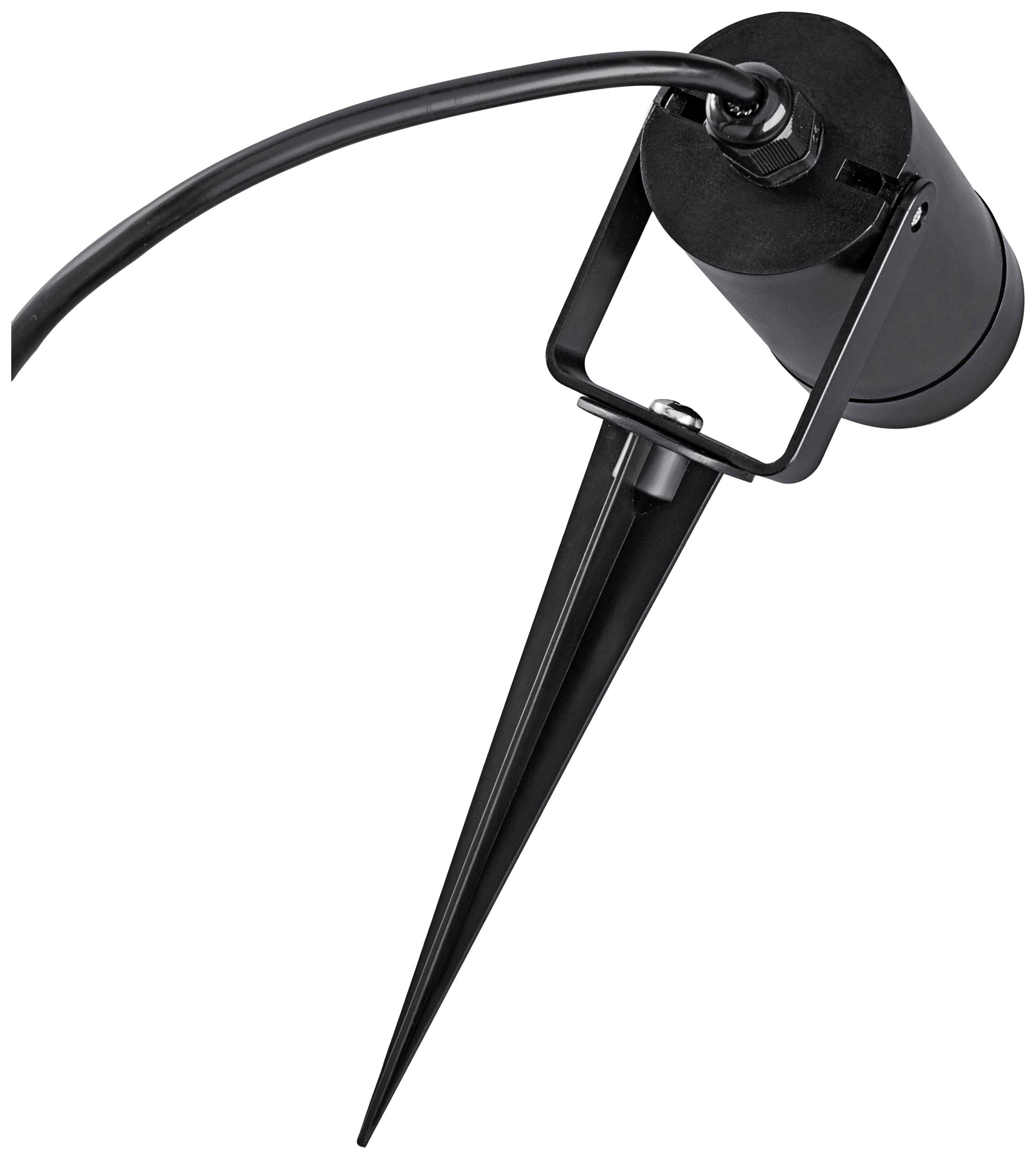 Heitronic 500951 Burano Gartenstrahler GU10 Schwarz