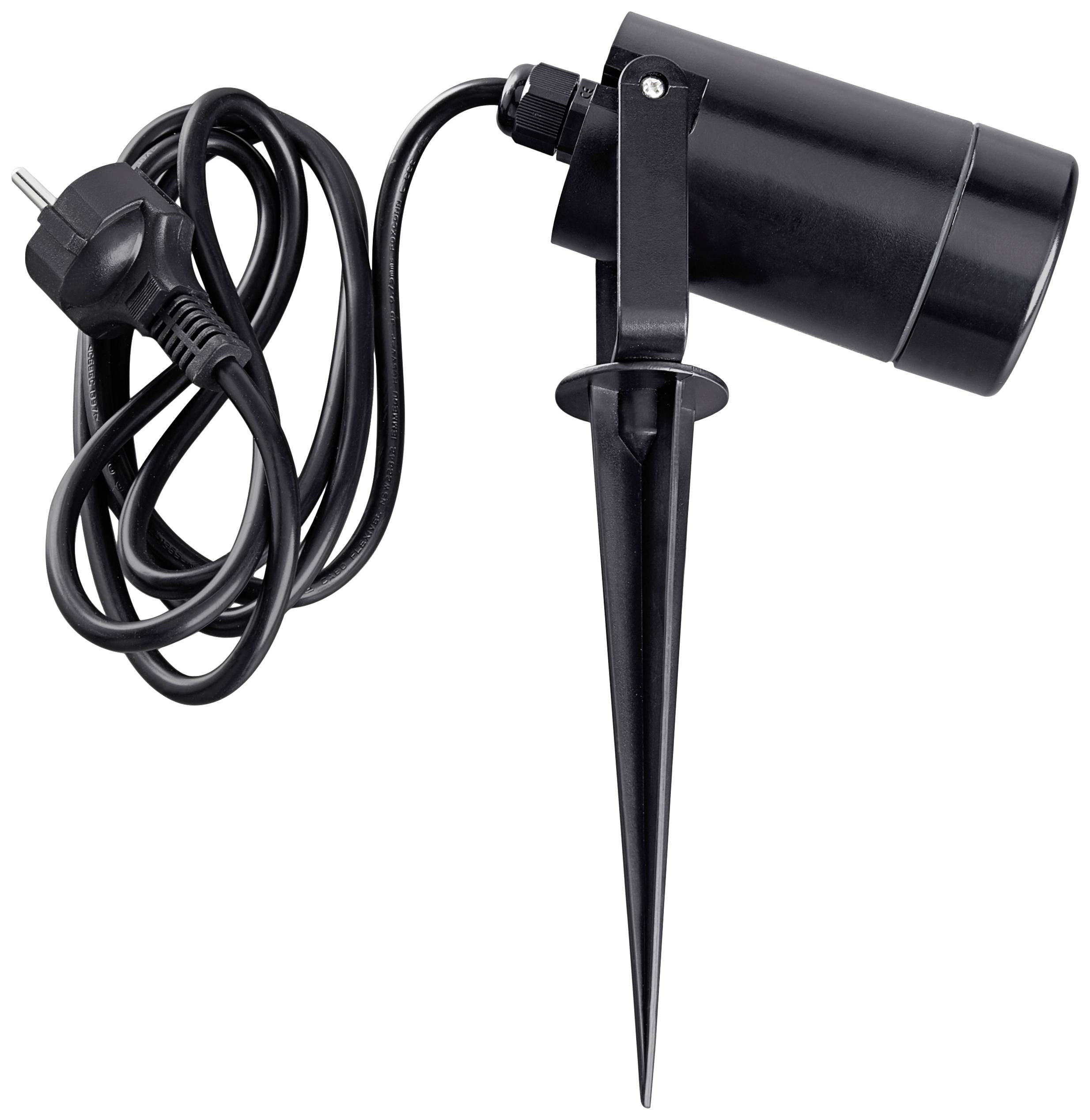 Heitronic 500951 Burano Gartenstrahler GU10 Schwarz