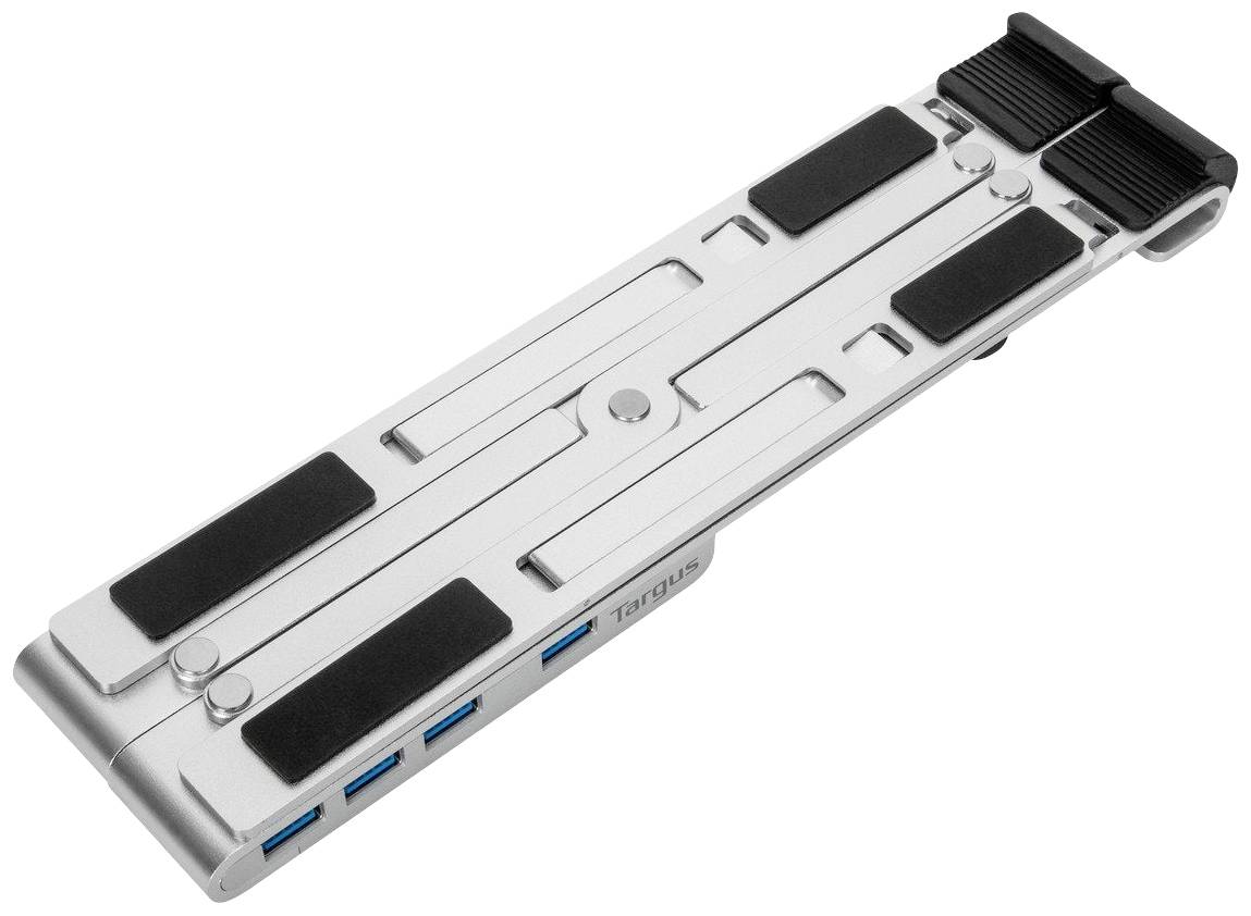 Targus AWU100205GL Notebook-Ständer höhenverstellbar, USB-Hub-Funktion