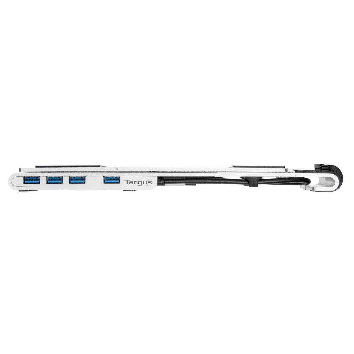 Targus AWU100205GL Notebook-Ständer höhenverstellbar, USB-Hub-Funktion