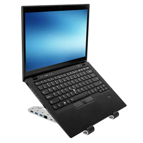 Targus AWU100005GL Notebook-Ständer neigbar, USB-Hub-Funktion Targus AWU100005GL Notebook-Ständer neigbar, USB-Hub-Funktion
