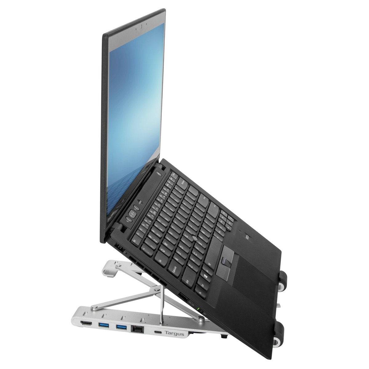 Targus AWU100005GL Notebook-Ständer neigbar, USB-Hub-Funktion