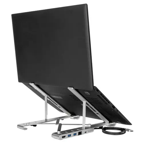 Targus AWU100005GL Notebook-Ständer neigbar, USB-Hub-Funktion Targus AWU100005GL Notebook-Ständer neigbar, USB-Hub-Funktion