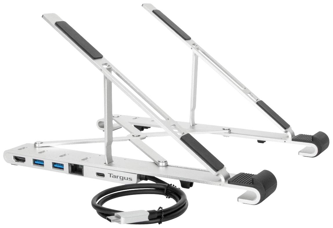 Targus AWU100005GL Notebook-Ständer neigbar, USB-Hub-Funktion