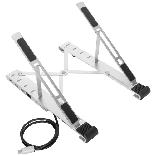Targus AWU100005GL Notebook-Ständer neigbar, USB-Hub-Funktion Targus AWU100005GL Notebook-Ständer neigbar, USB-Hub-Funktion