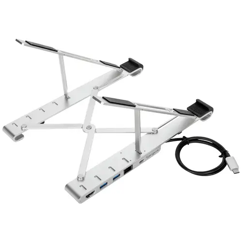 Targus AWU100005GL Notebook-Ständer neigbar, USB-Hub-Funktion Targus AWU100005GL Notebook-Ständer neigbar, USB-Hub-Funktion