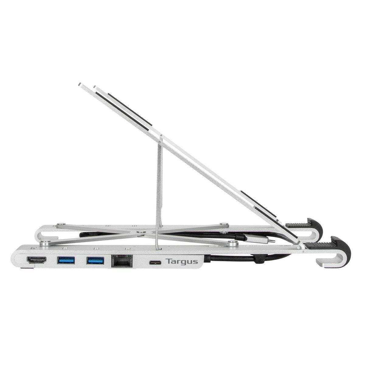 Targus AWU100005GL Notebook-Ständer neigbar, USB-Hub-Funktion