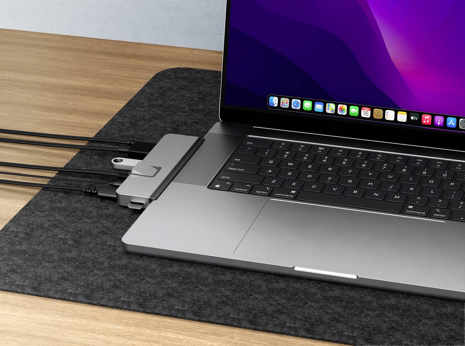 HYPER USB-C® Dockingstation HyperDrive DUO Pro Passend für Marke Dockingstations: Universal MacBook integrierter Kartenleser