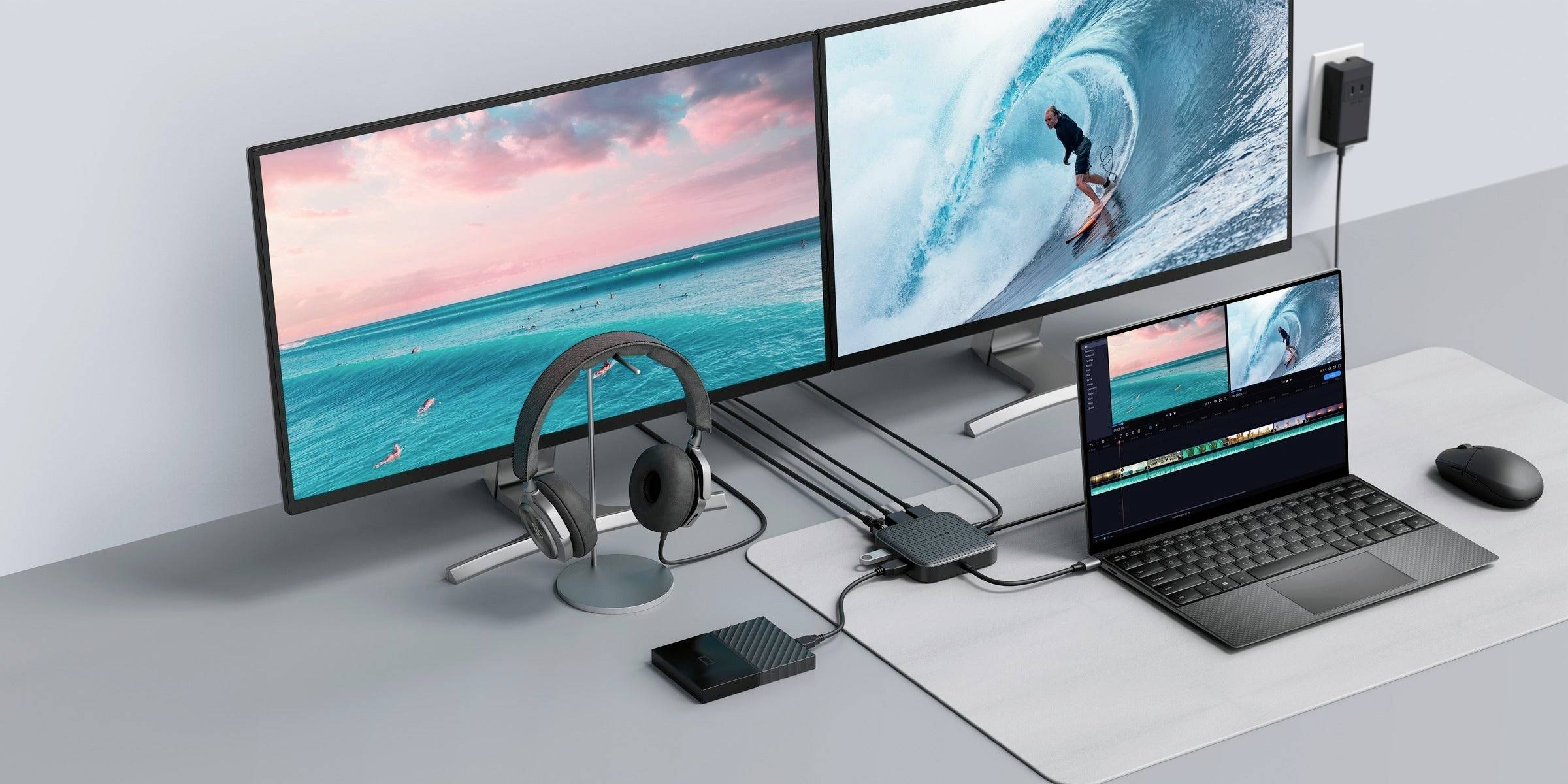 HYPER USB-C® Dockingstation HyperDrive USB4 Passend für Marke Dockingstations: Universal USB-C® Power Delivery