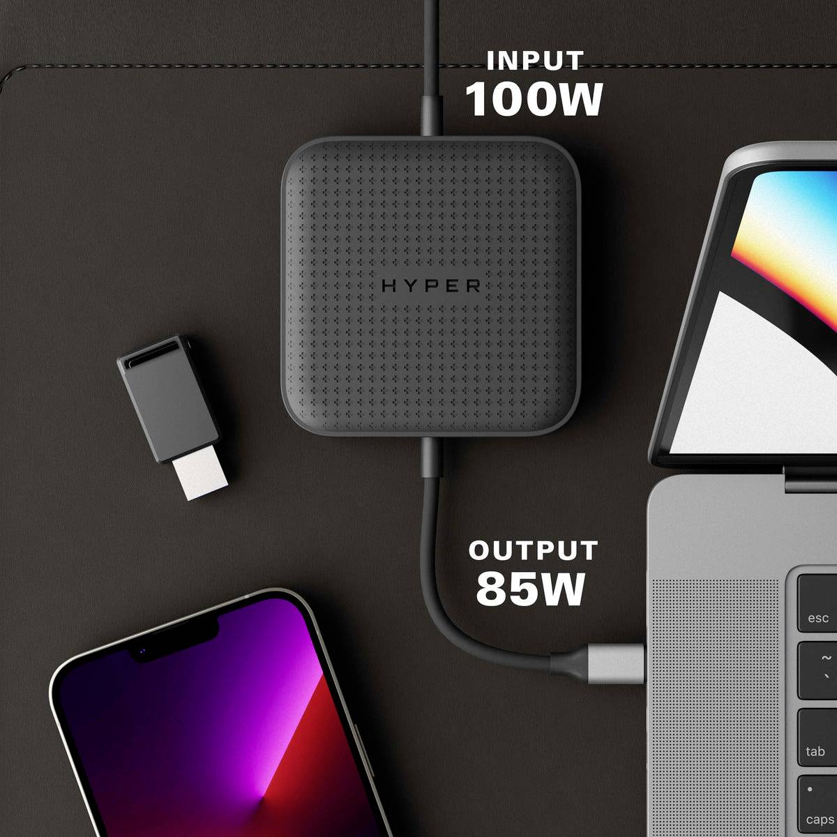 HYPER USB-C® Dockingstation HyperDrive USB4 Passend für Marke Dockingstations: Universal USB-C® Power Delivery