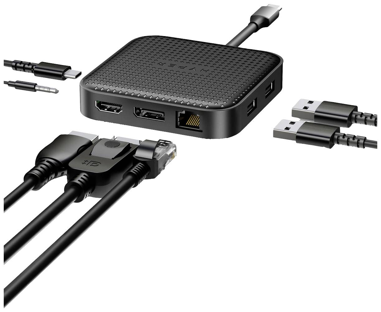 HYPER USB-C® Dockingstation HyperDrive USB4 Passend für Marke Dockingstations: Universal USB-C® Power Delivery