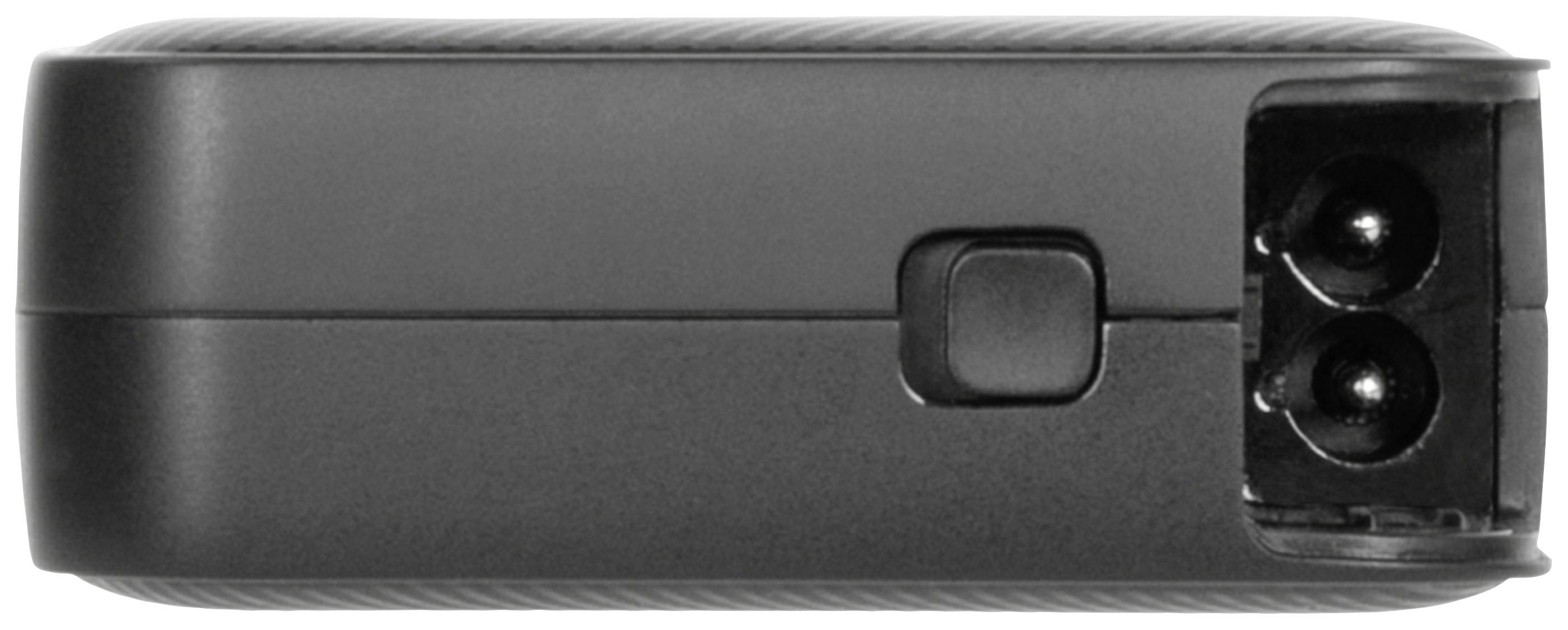Targus - Netzteil - GaN - 100 Watt - PD - 4 Ausgabeanschlussstellen (2 x USB-C, 2 x 9-polige USB Typ A)