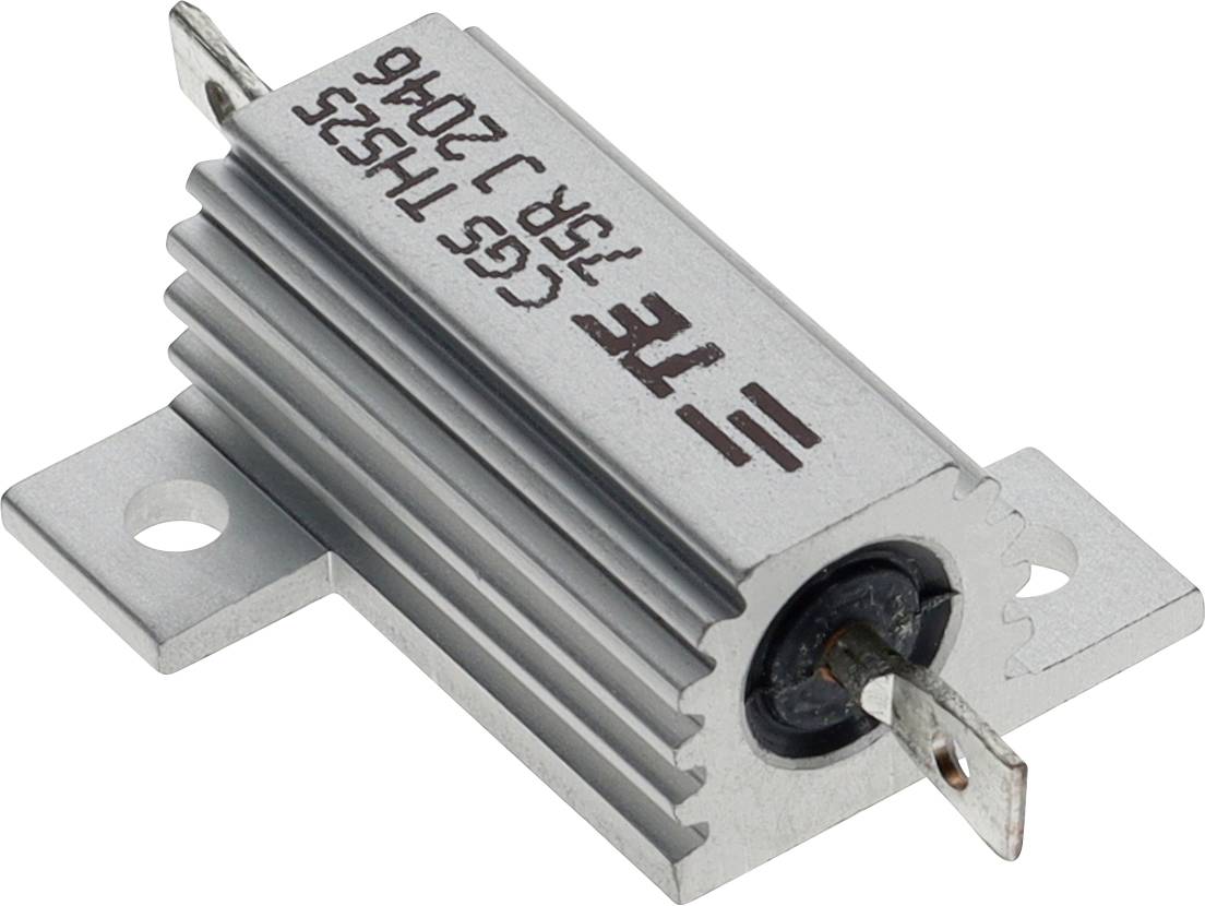 TE Connectivity 3-1879075-6 Leistungs-Widerstand 75Ω radial bedrahtet 25W 0.05% Box