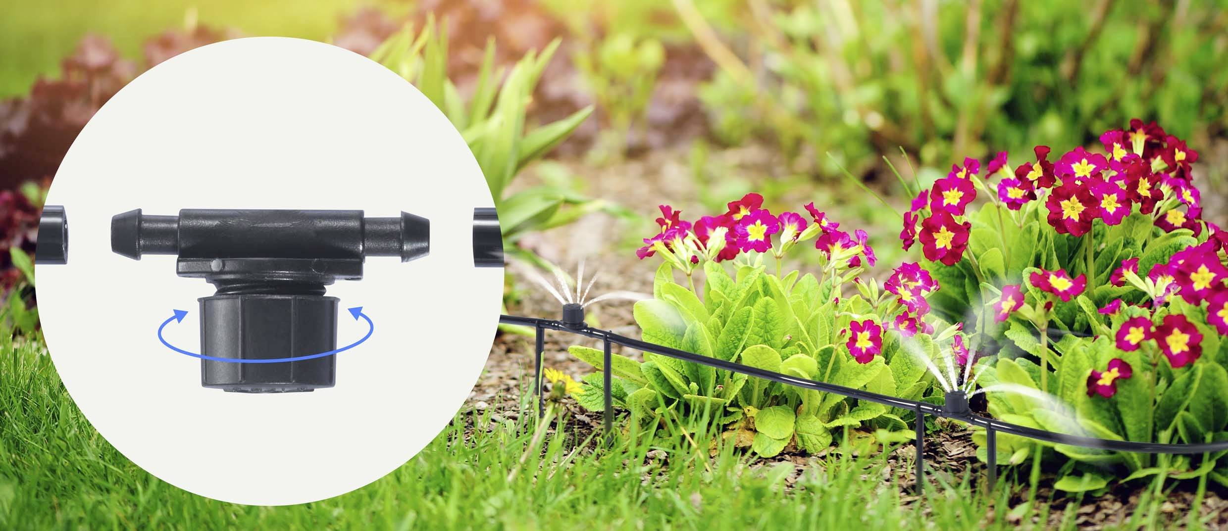 TOOLCRAFT TO-7935588 Tropfbewässerung-Set 13mm (1/2") Ø Schlauchlänge: 15m