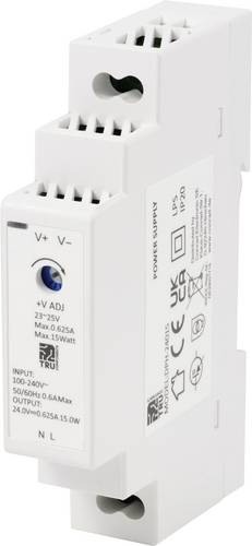 Tc-10580804 Alimentatore Per Guida Din 24 V/dc 0.625 A 15 W Num. Uscite:1 X Contenuto 1 Pz. - Tru Components