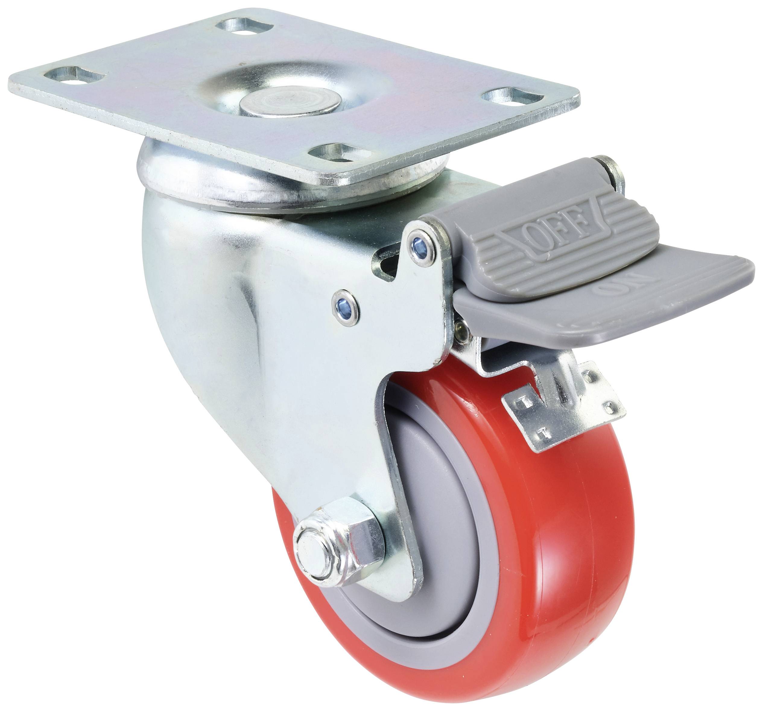 TOOLCRAFT TO-7935651 Schwerlast-Rad Rad-Durchmesser: 76 mm Tragfähigkeit (max.): 100 kg 1 St.