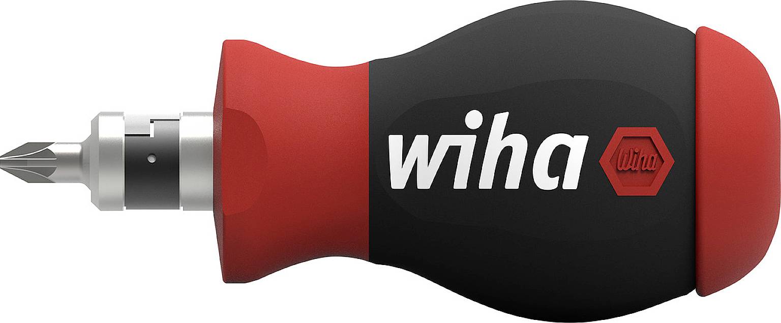 Wiha Stubby Werkstatt Bit-Schraubendreher 7teilig Schlitz, Kreuzschlitz Phillips, Pozidriv, TORX, I