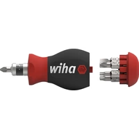 Wiha Stubby Werkstatt Bit-Schraubendreher 7teilig Schlitz, Kreuzschlitz Phillips, Pozidriv, TORX, Innen-Sechskant Wiha Stubby Werkstatt Bit-Schraubendreher 7teilig Schlitz, Kreuzschlitz Phillips, Pozidriv, TORX, Innen-Sechskant