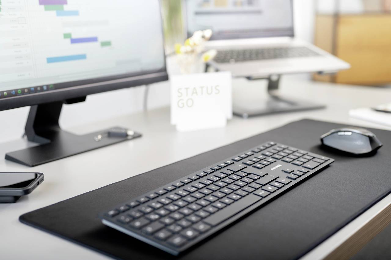 CHERRY Bluetooth® Tastatur, Maus-Set Deutsch, QWERTZ Schwarz